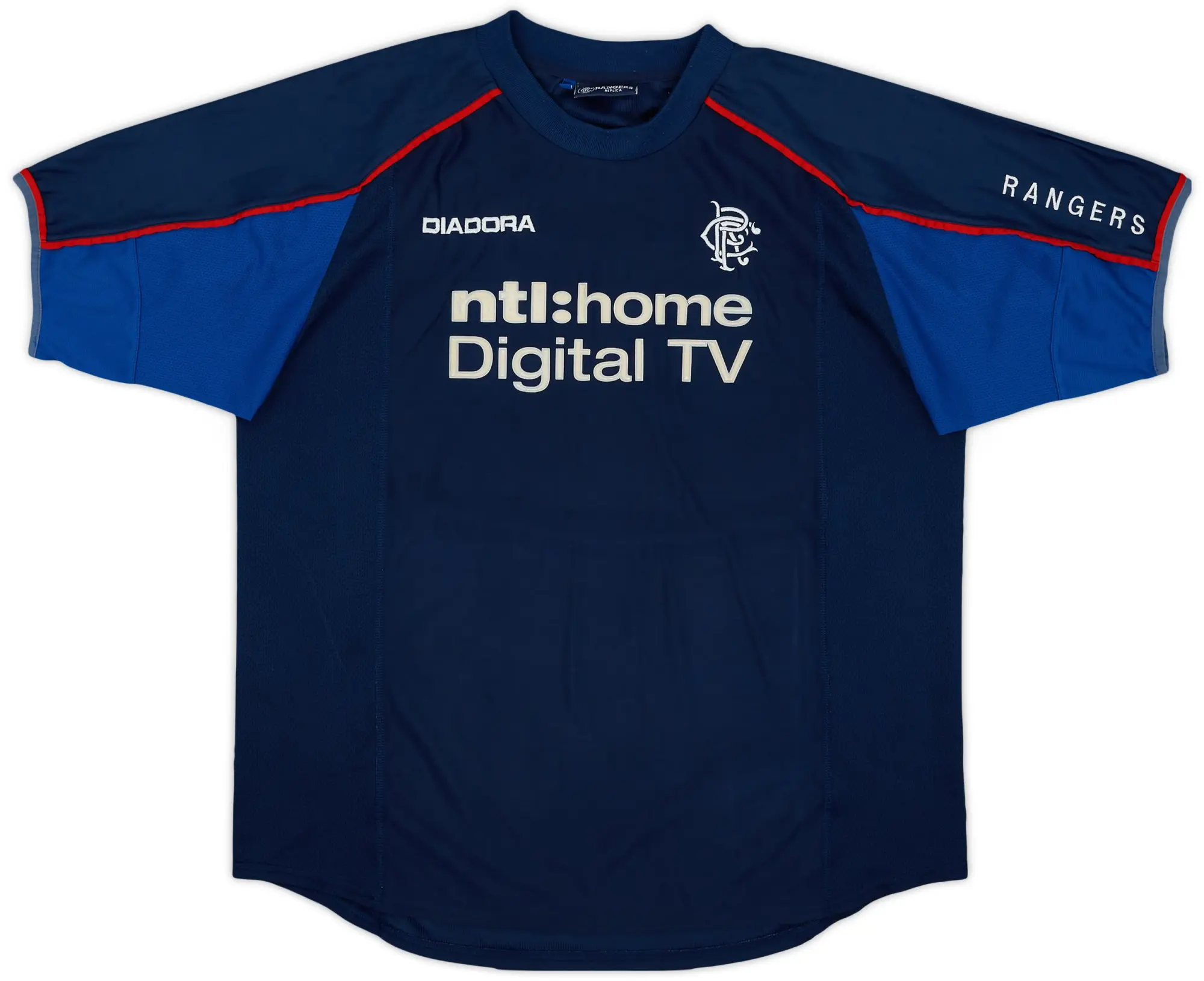 2002-03 Rangers Diadora Training Shirt - 7/10 - (L)