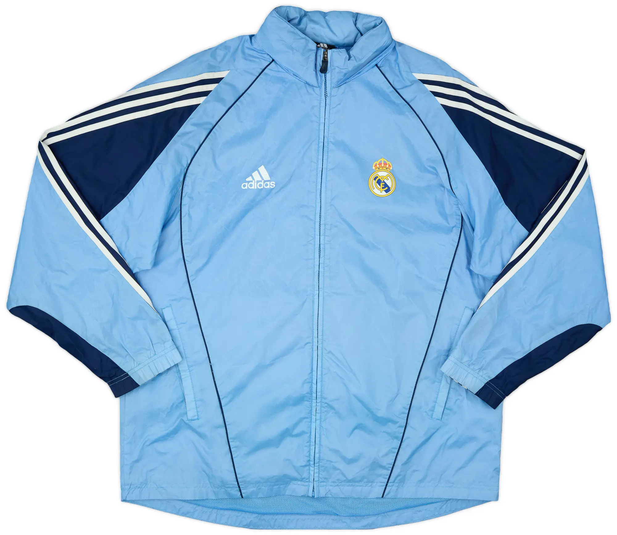 2005-06 Real Madrid adidas Hooded Rain Jacket - 7/10 - (M/L)