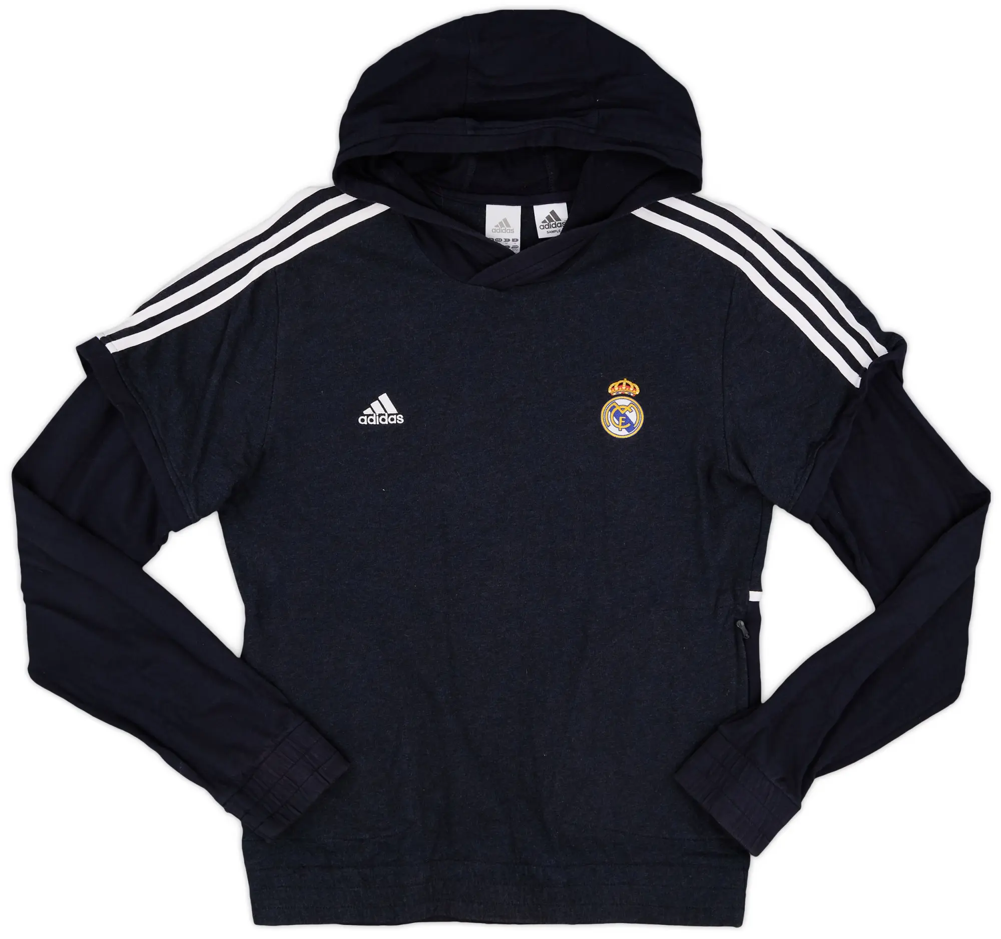 2010-11 Real Madrid adidas Hooded Top - 9/10 - (M)