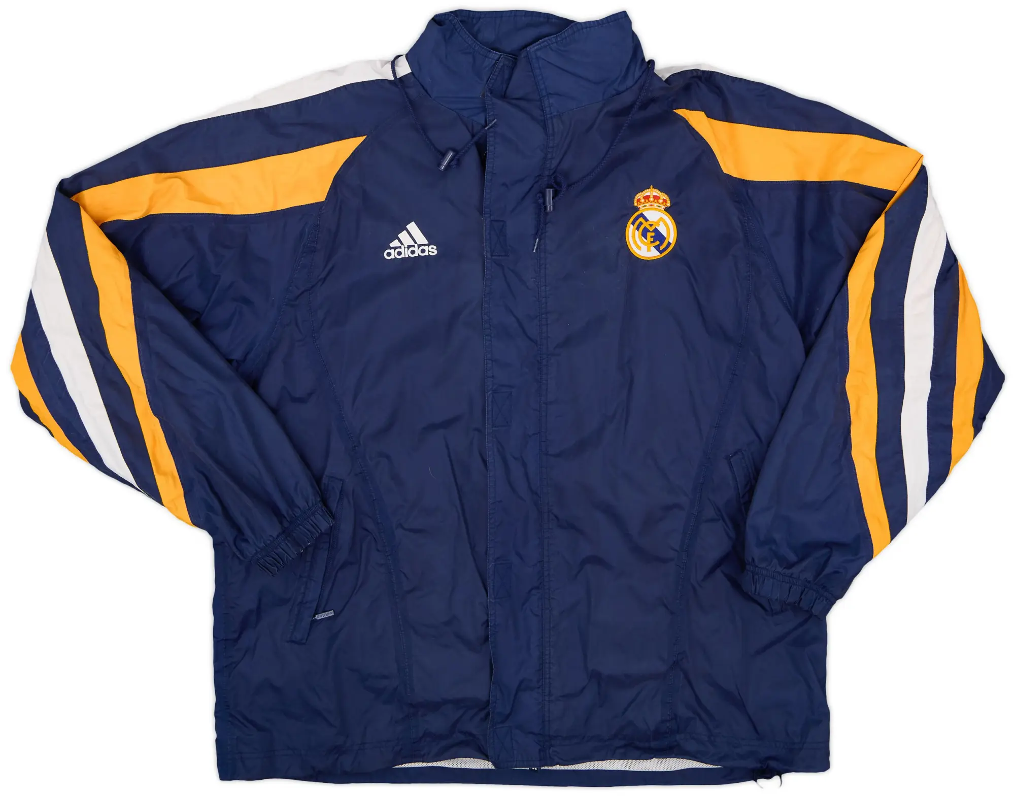 1998-99 Real Madrid adidas Hooded Rain Jacket - 4/10 - (XL)