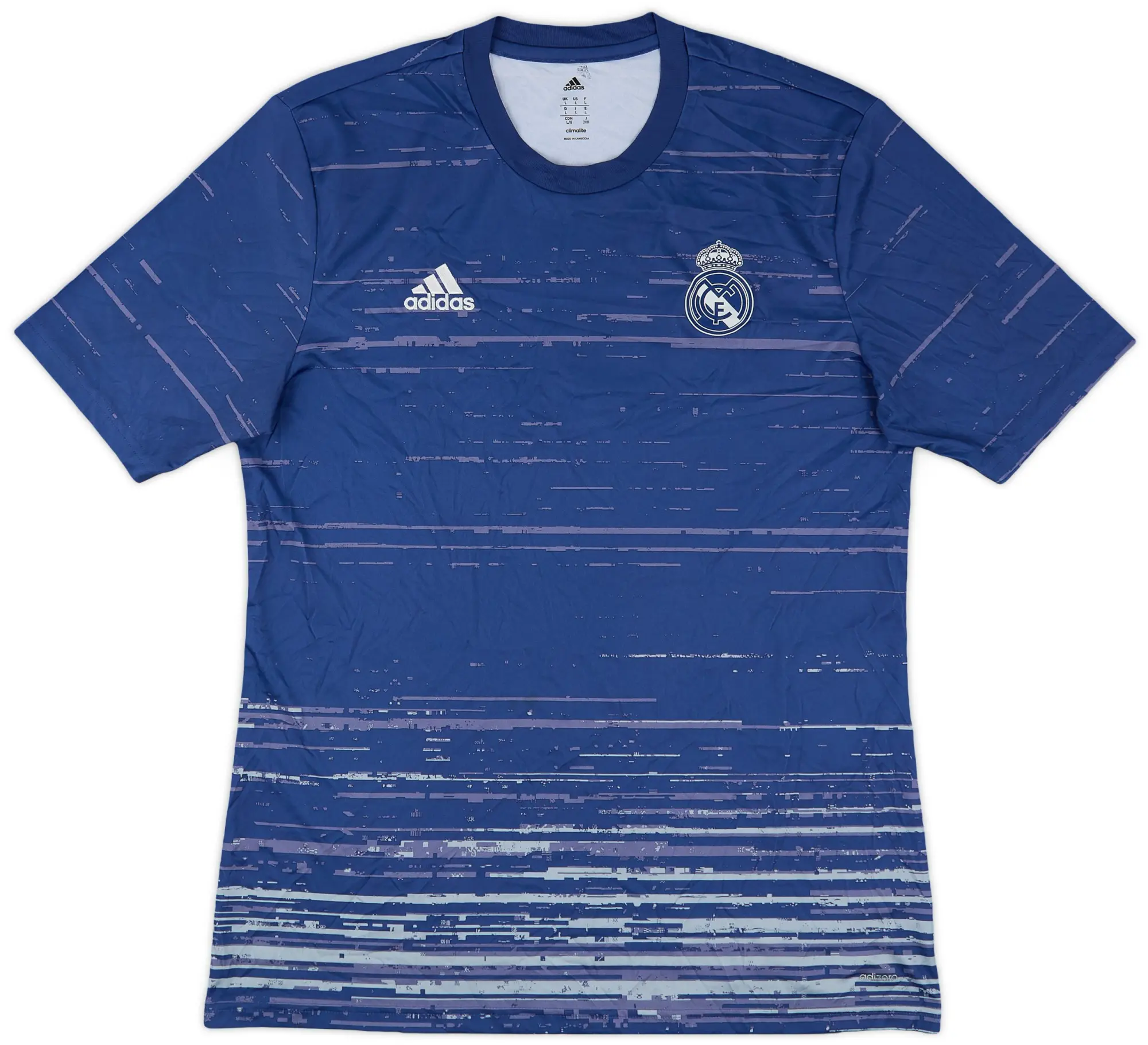 adidas 2016-17 Real Madrid adizero Training Shirt - 8/10 - (L)