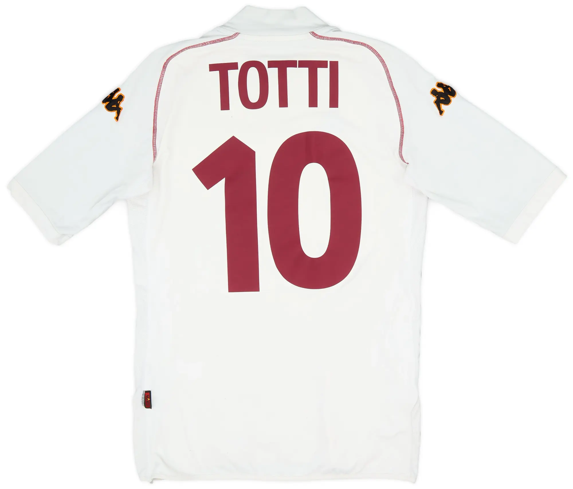 Kappa 2002-03 Roma Away Shirt Totti #10 - 6/10 - (S)