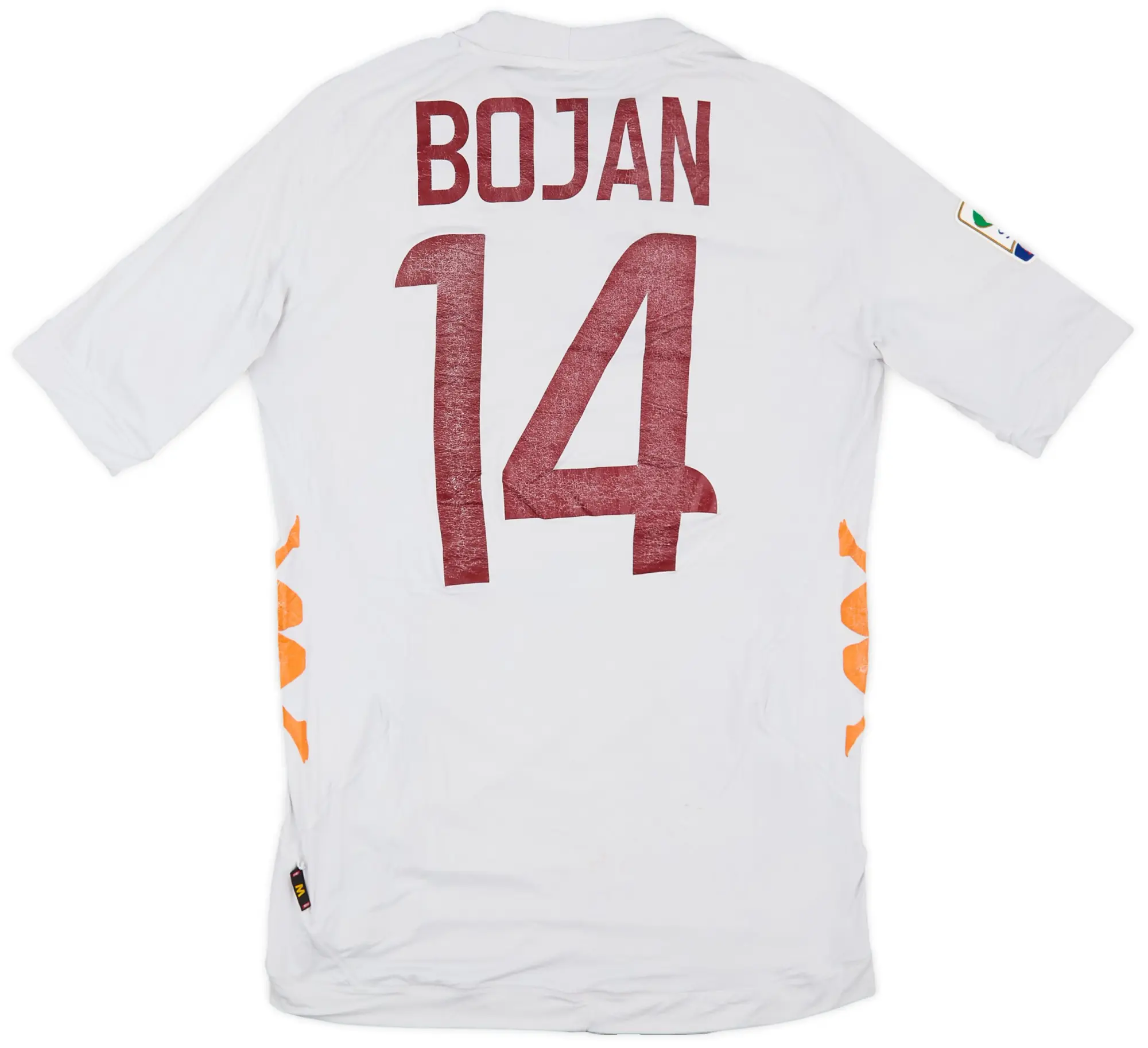 Kappa 2011-12 Roma Match Issue Away Shirt Bojan #14