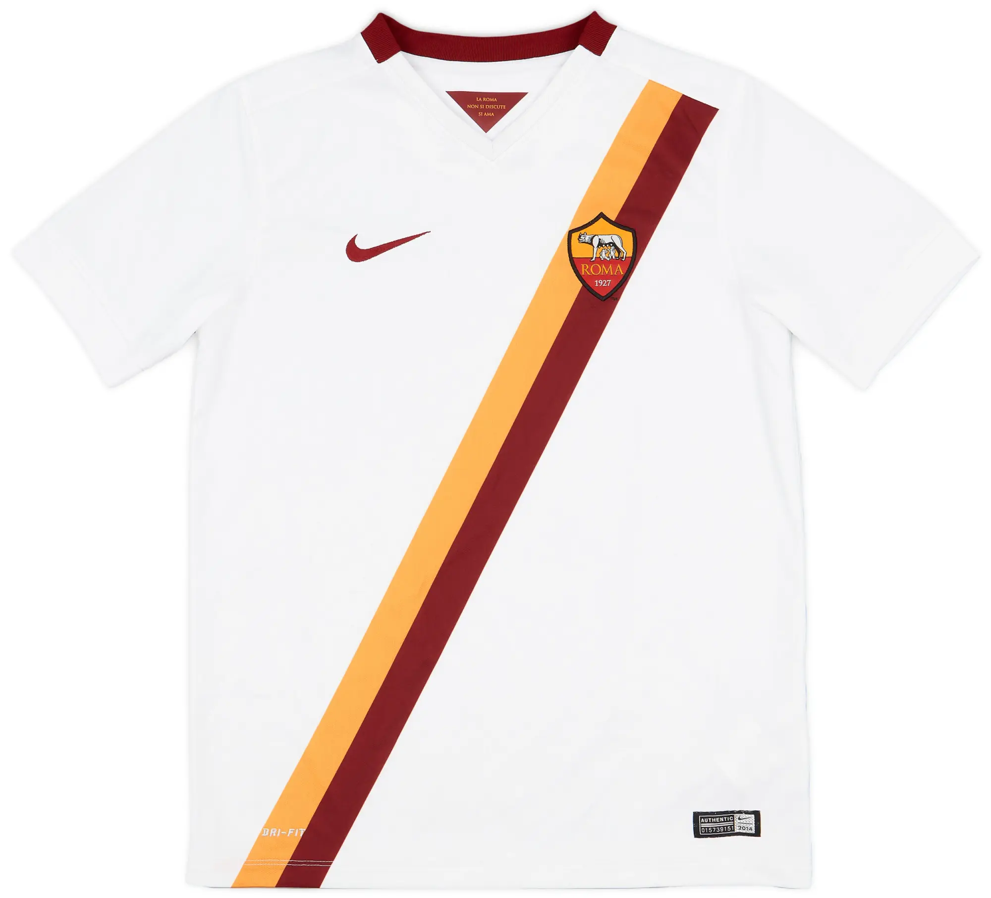 Nike 2014-15 Roma Away Shirt - 8/10 - (L.Boys)