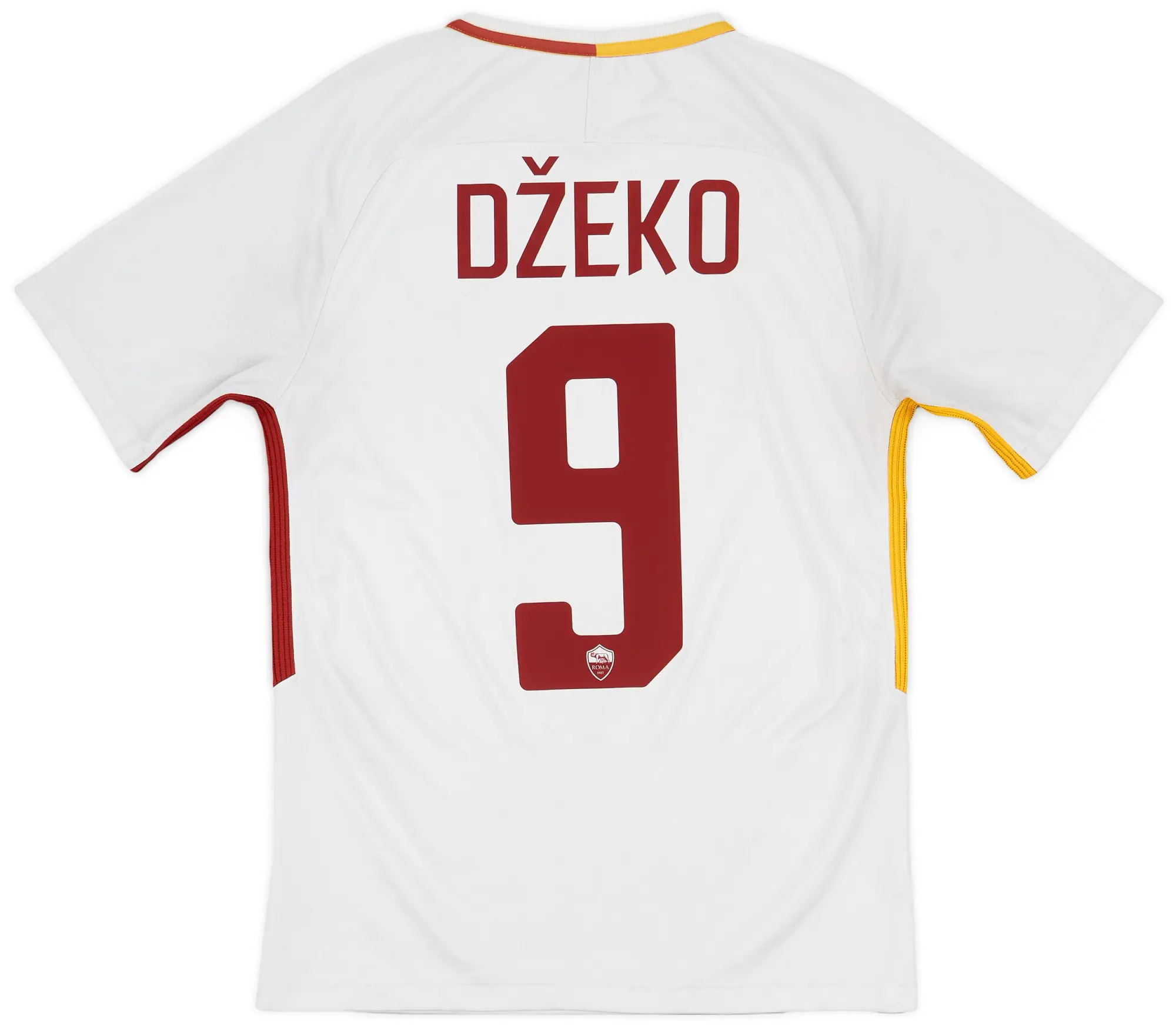 Nike 2017-18 Roma Away Shirt Dzeko #9 - 6/10 - (S)