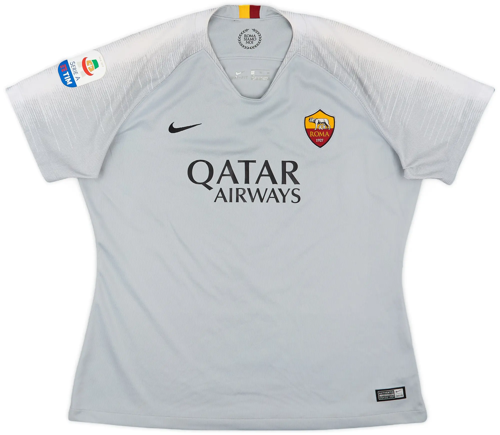 Nike 2018-19 Roma Away Shirt - 8/10 - (Women's XL)