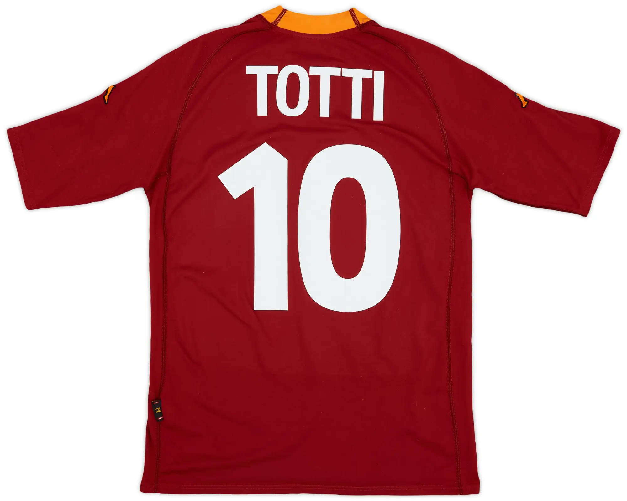 Kappa 2000-01 Roma Home Shirt Totti #10 - 5/10 - (M)