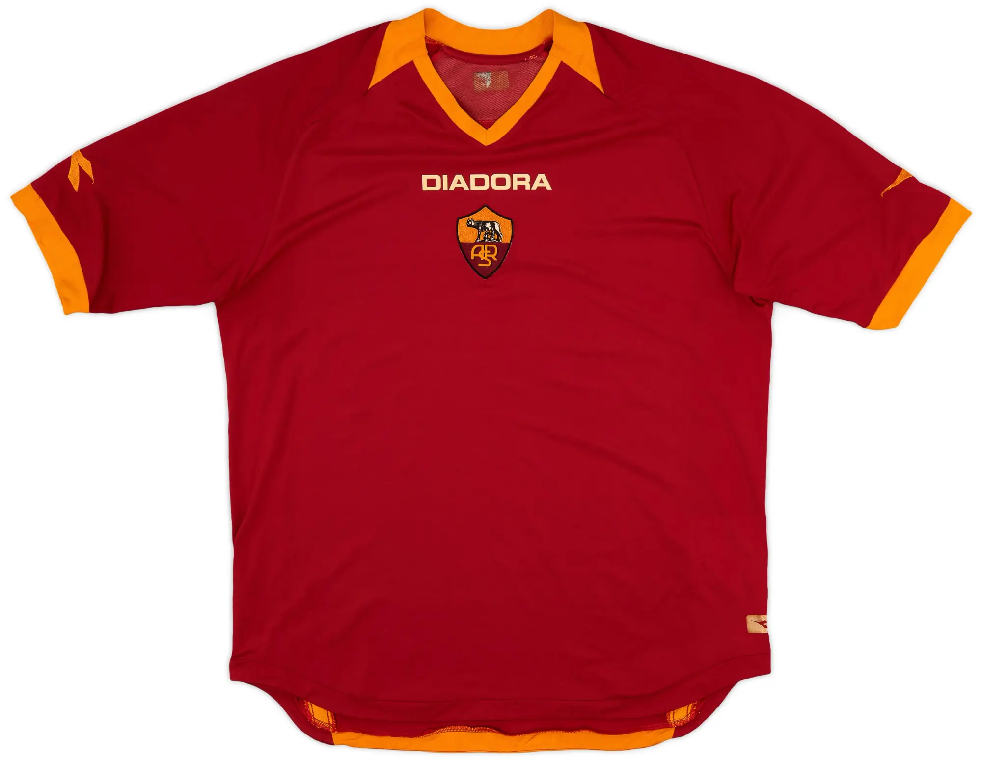 Diadora 2006-07 Roma Home Shirt - 6/10 - (L)