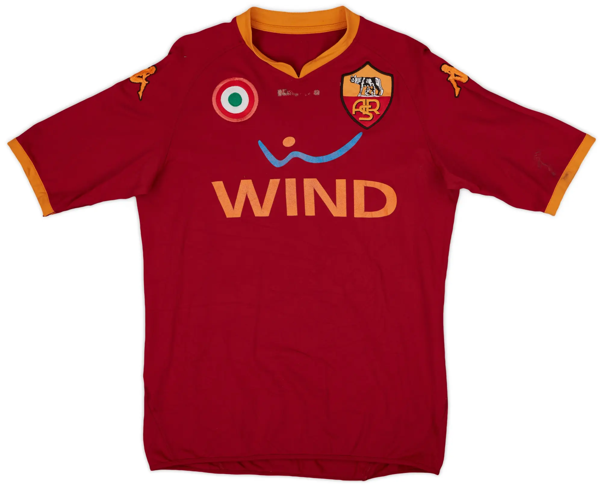 Kappa 2007-08 Roma Home Shirt - 4/10 - (L)