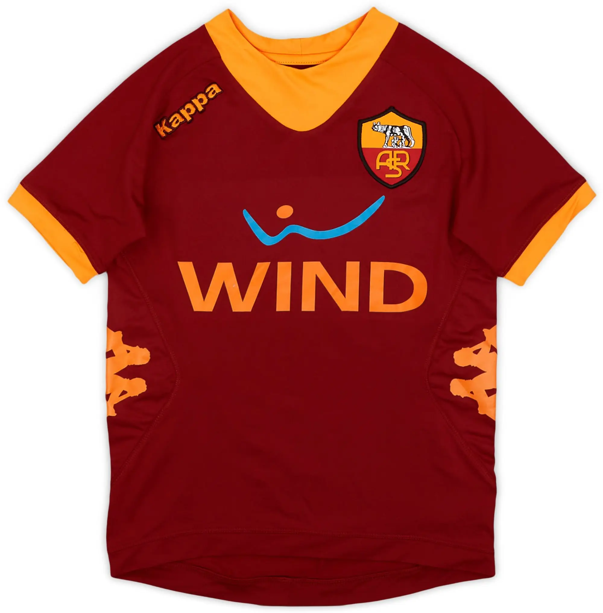 Kappa 2011-12 Roma Home Shirt - 8/10 - (S.Boys)