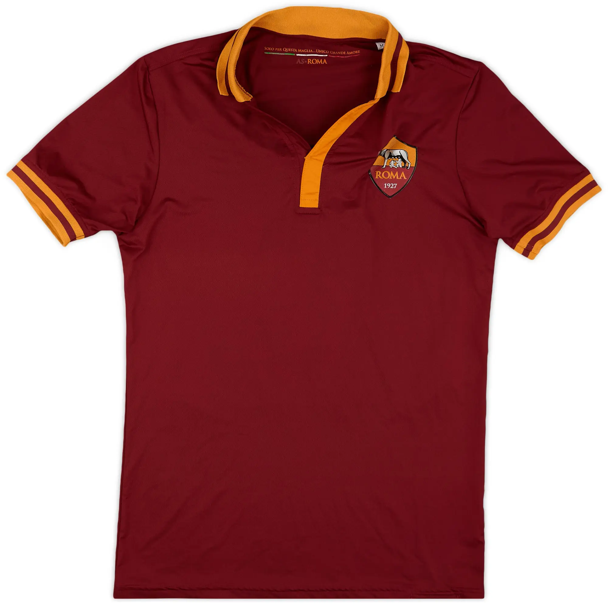 2013-14 Roma Home Shirt #6 - 5/10 - (M)