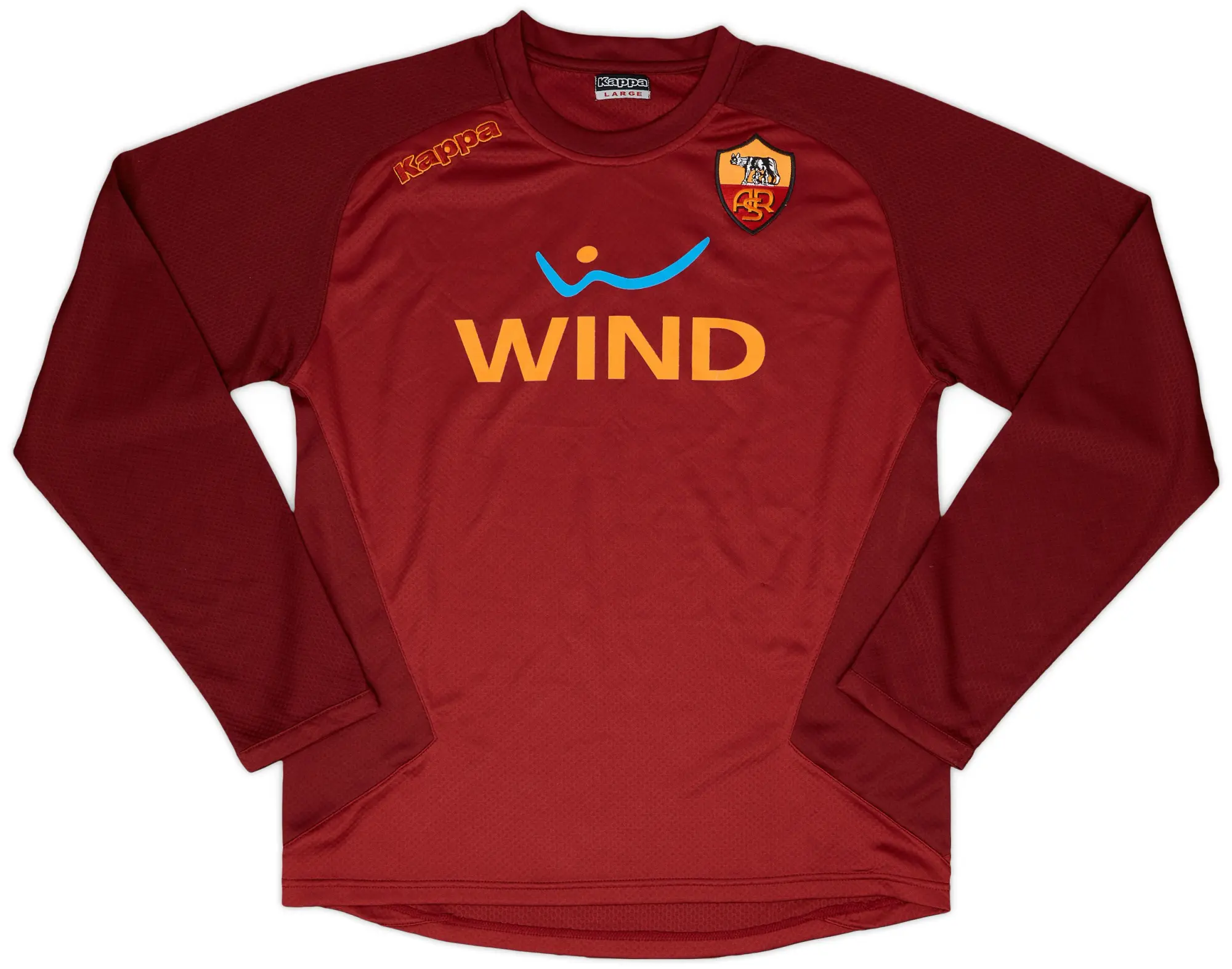 2012-13 Roma Kappa Sweat Top - 9/10 - (L)