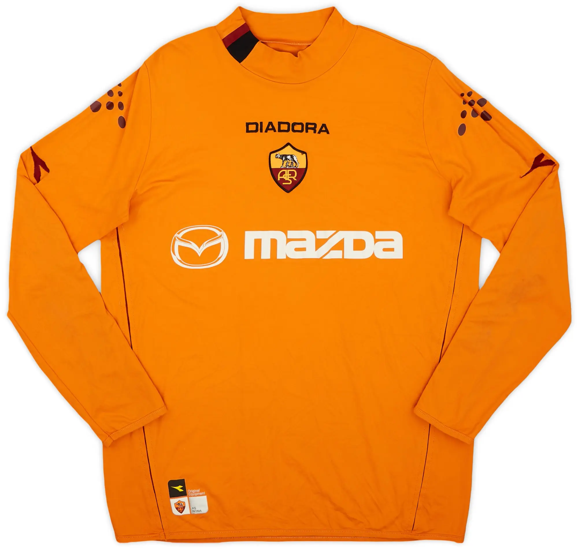 Diadora 2003-04 Roma Third L/S Shirt #1 - 9/10 - (XL)