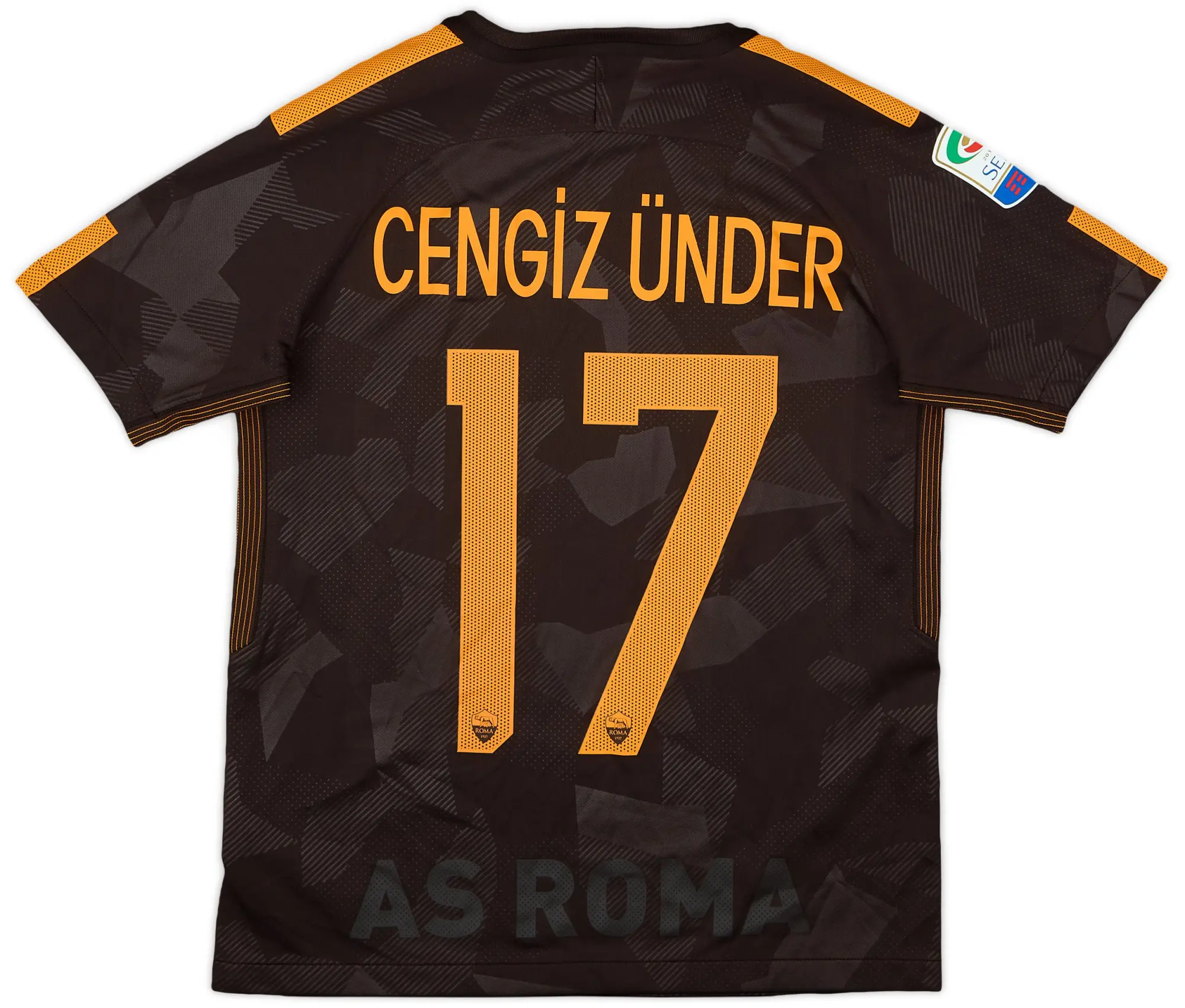 Nike 2017-18 Roma Third Shirt Cengiz Under #17 - 9/10 - (L.Boys)