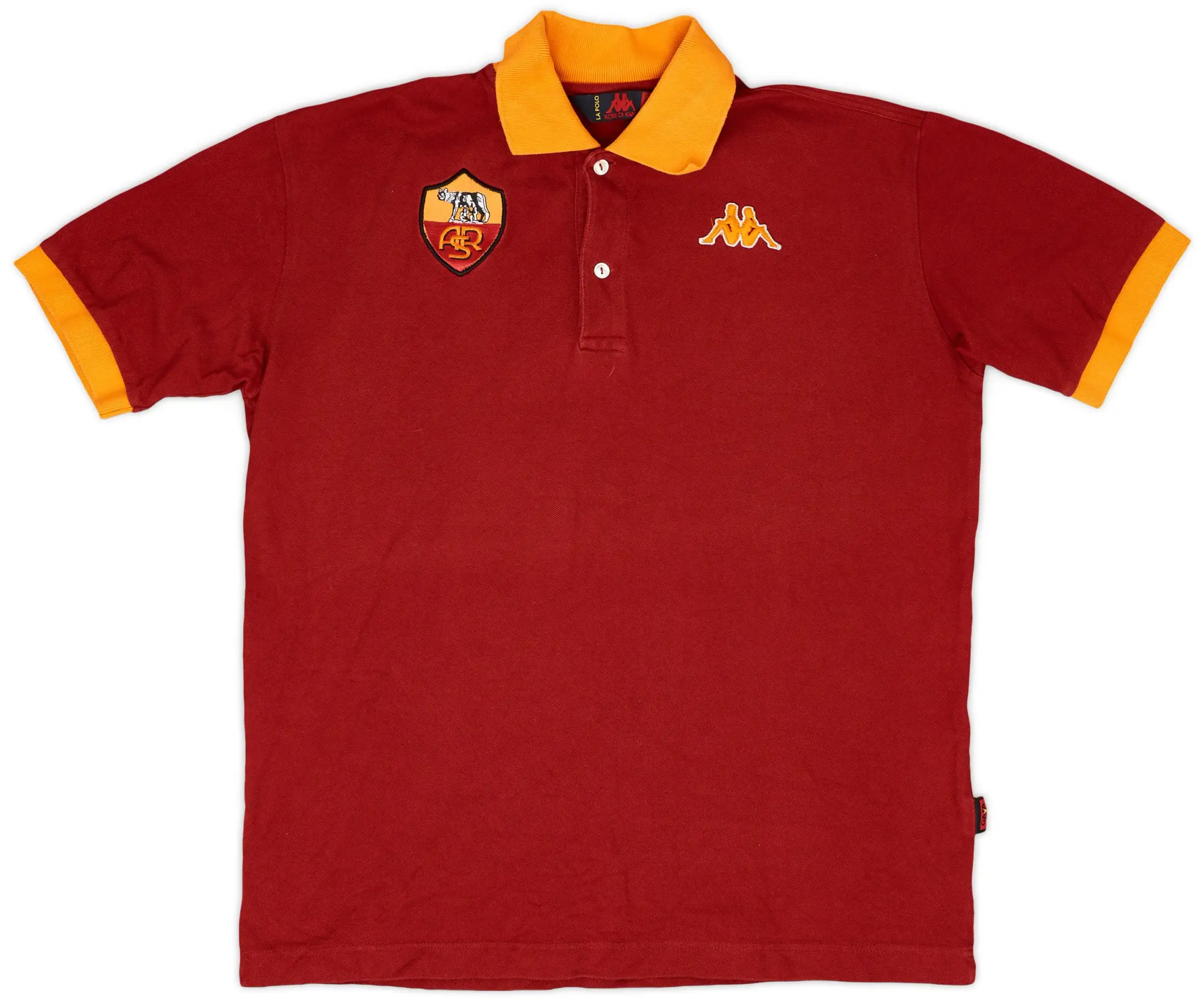 2009-10 Roma Kappa Polo Shirt - 9/10 - (YXXXL)