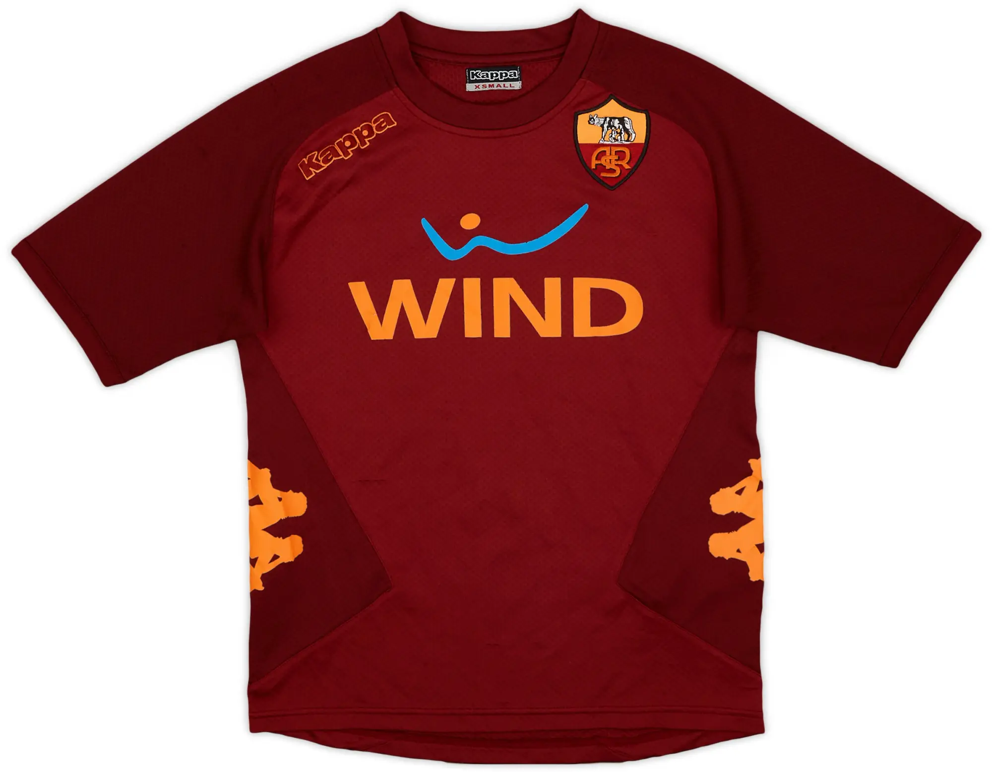 2012-13 Roma Kappa Training Shirt - 7/10 - (XS)