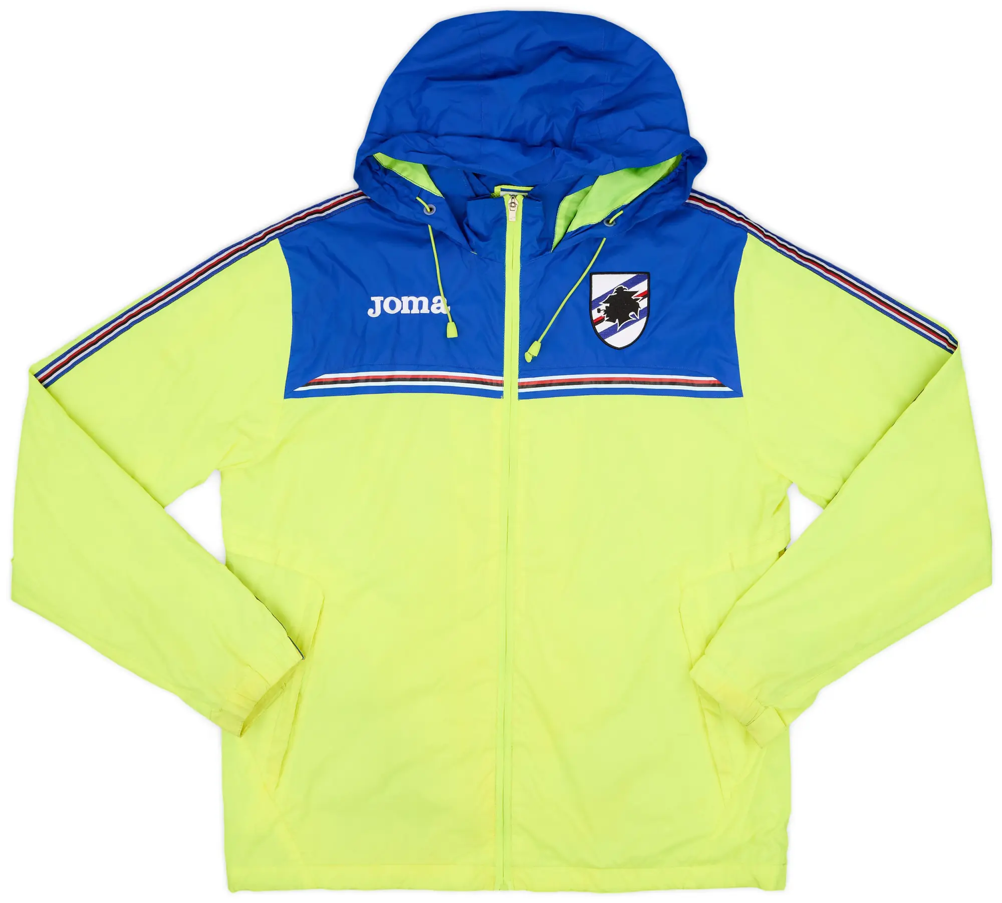 2016-17 Sampdoria Joma Hooded Rain Jacket - 8/10 - (L)