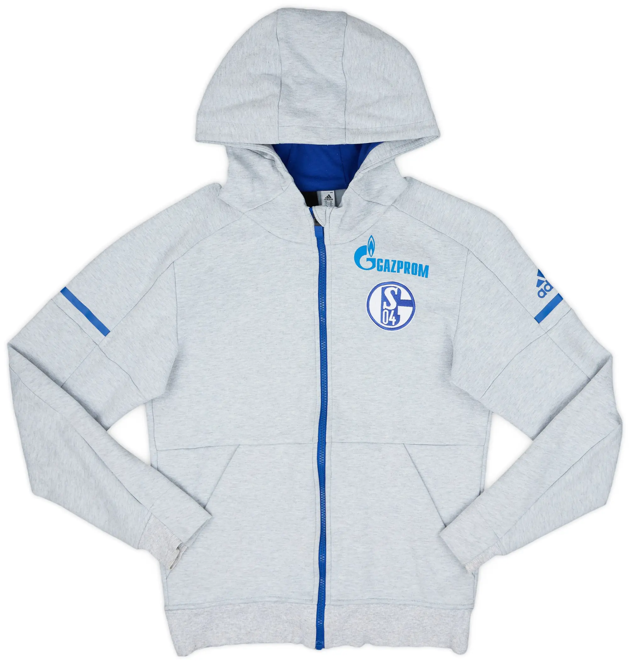 2017-18 Schalke adidas Track Jacket - 9/10 - (XS)