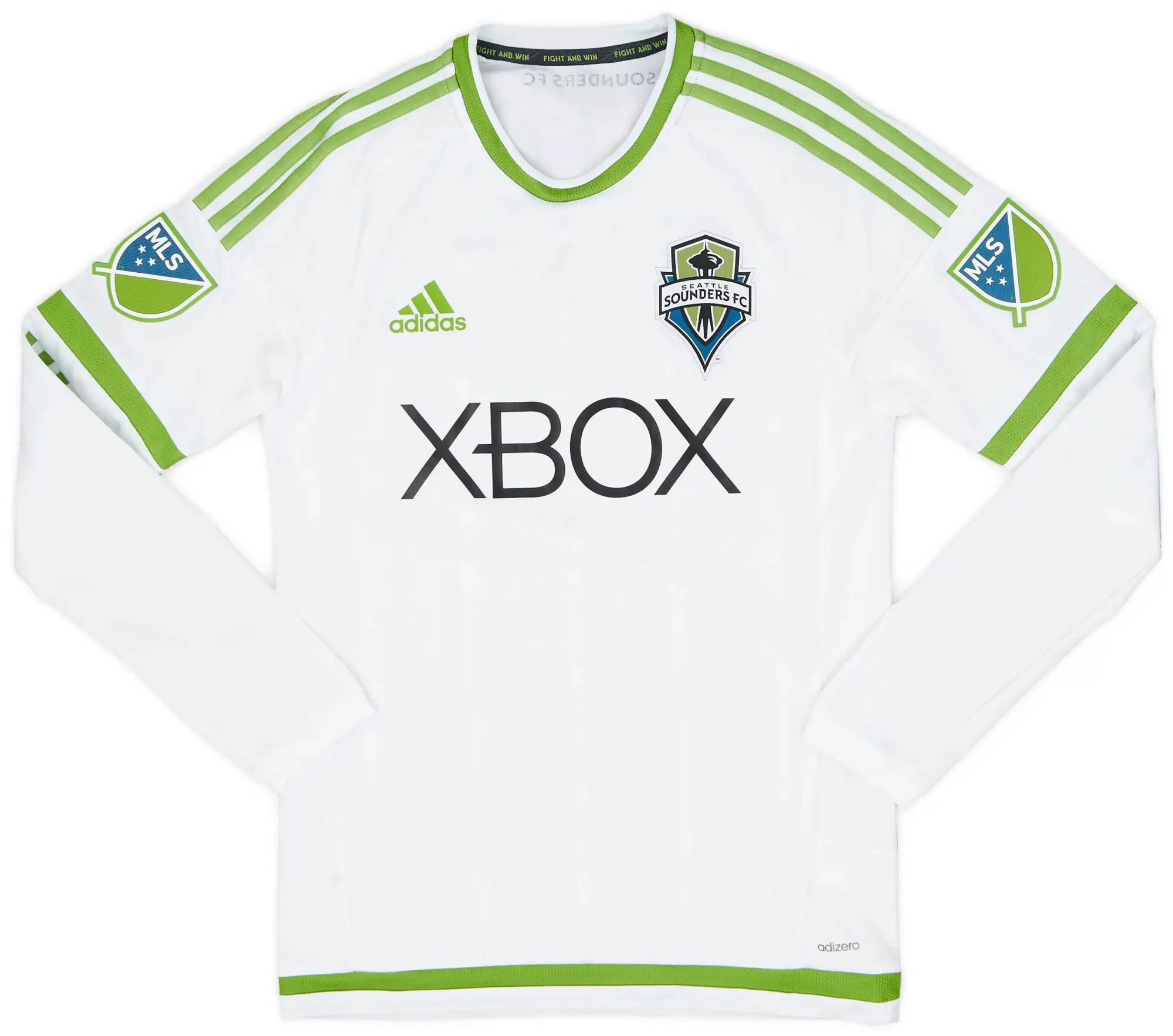 adidas 2015 Seattle Sounders Away L/S Shirt - 7/10 - (S)