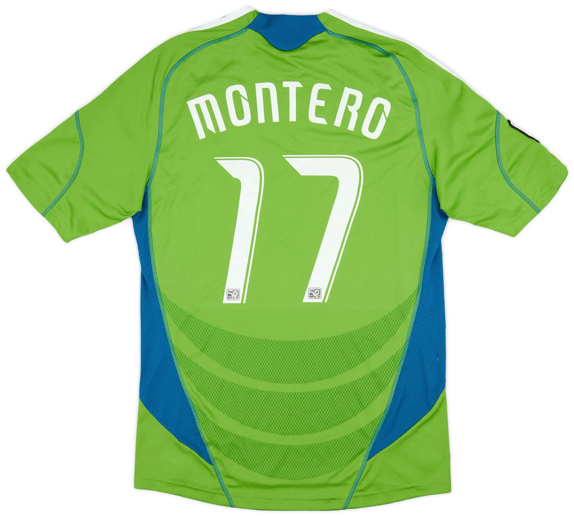 adidas 2009-10 Seattle Sounders Home Shirt Montero #17 - 7/10 - (M)