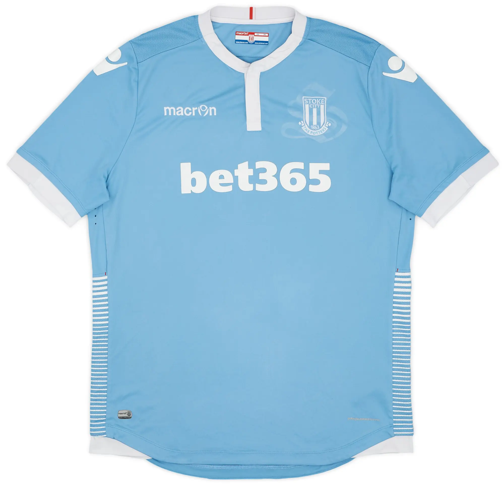 Macron 2016-17 Stoke City Away Shirt - 7/10 - (3XL)