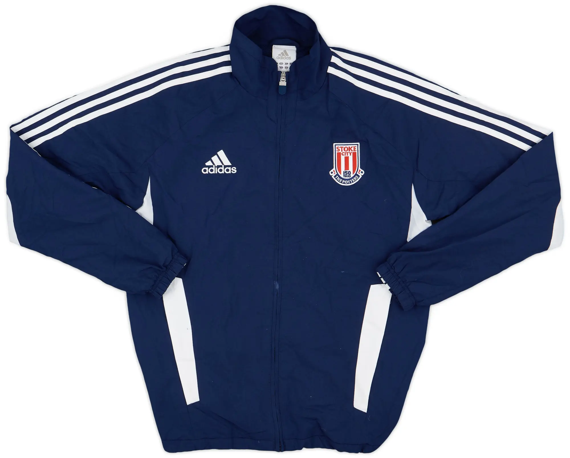 2011-12 Stoke City adidas Track Jacket - 7/10 - (S)