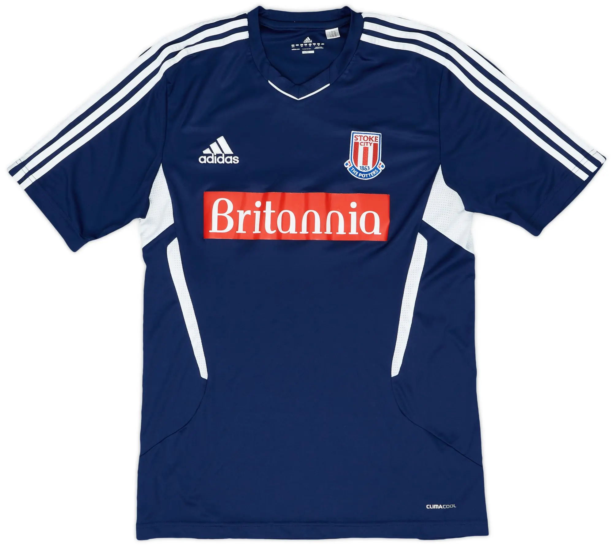 2011-12 Stoke adidas Training Shirt - 7/10 - (L)