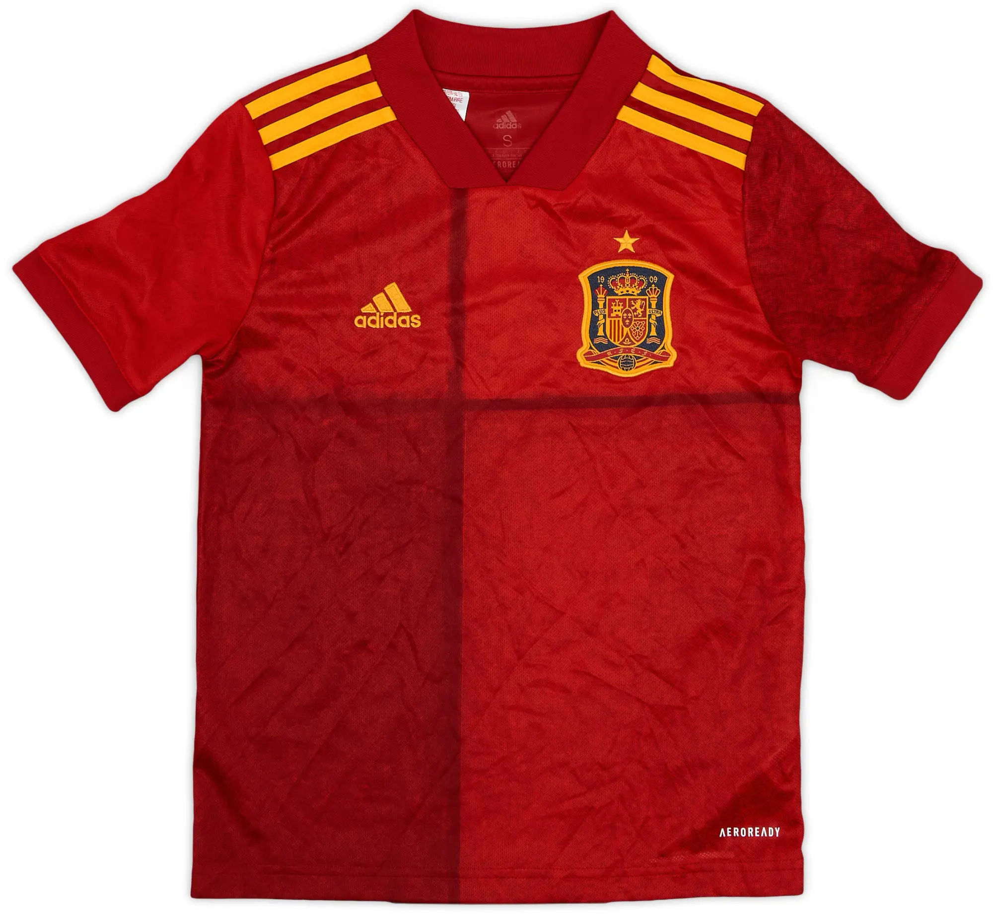 adidas 2020-21 Spain Home Shirt - 9/10 - (S.Boys)