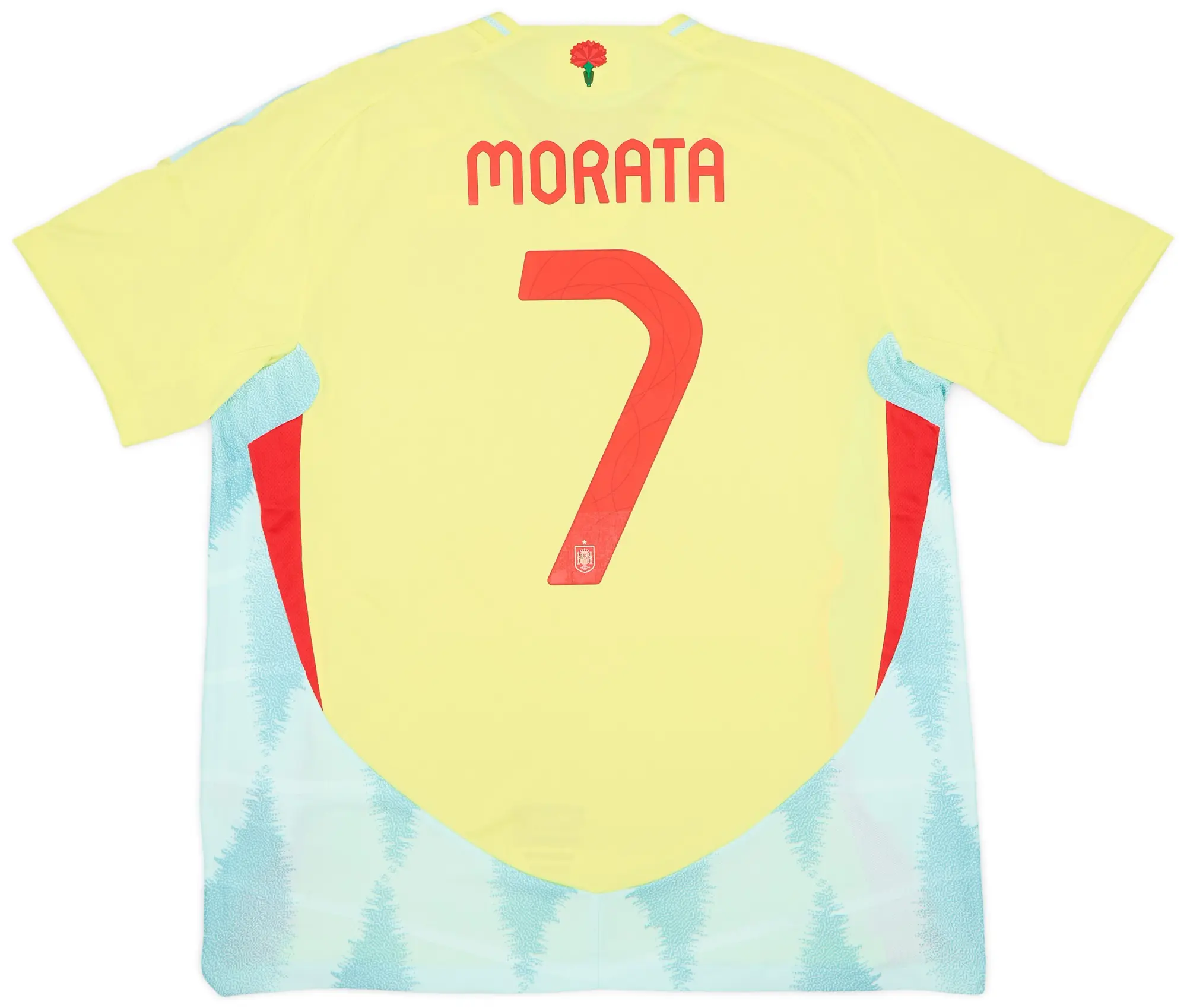 adidas 2024-25 Spain Authentic Away Shirt Morata #7 (XL)