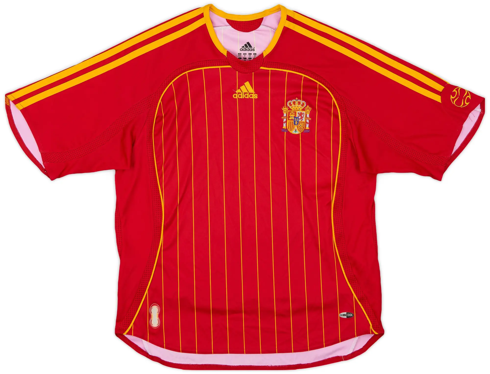 adidas 2006-08 Spain Home Shirt - 7/10 - (L.Boys)