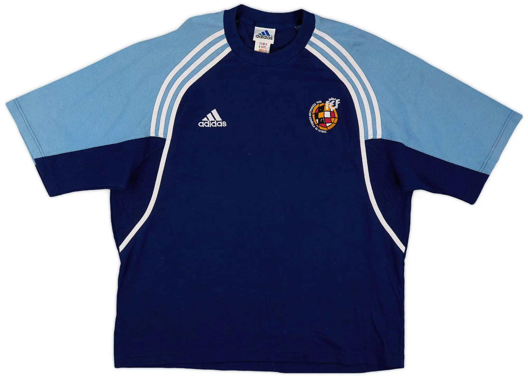 2000-01 Spain adidas Cotton Tee - 7/10 - (XXL)