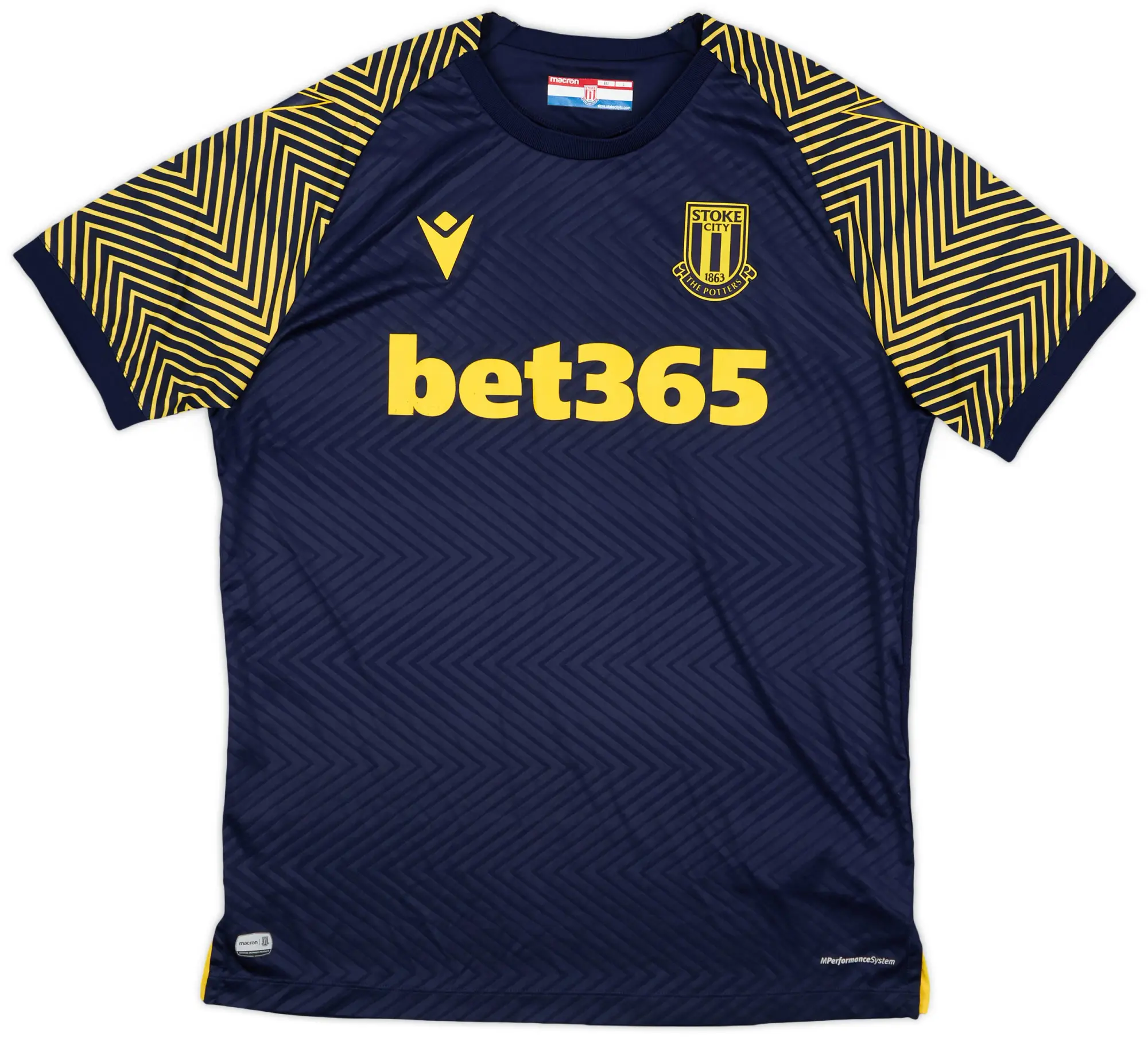 Macron 2020-21 Stoke City Away Shirt - 8/10 - (L)