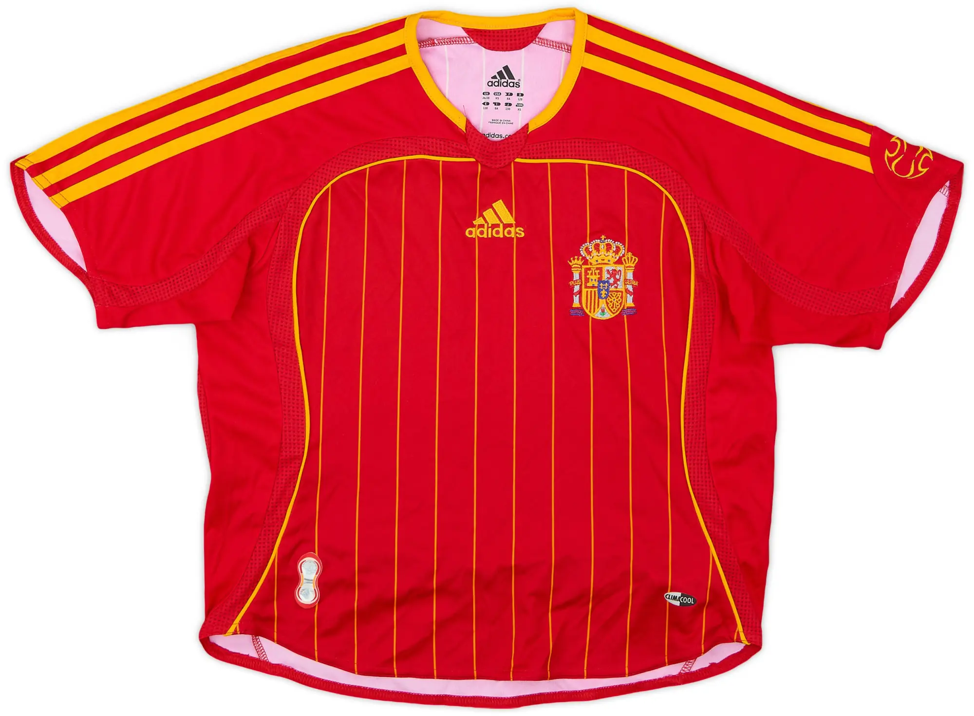 adidas 2006-08 Spain Home Shirt - 8/10 - (7-8 Years)