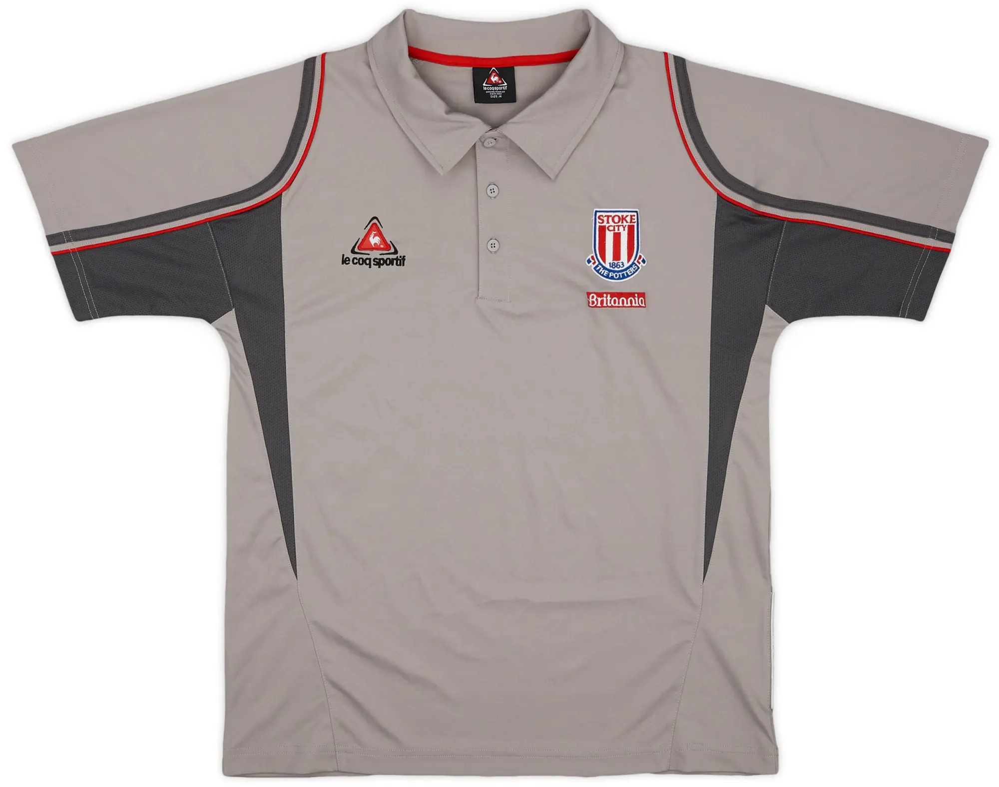 2008-09 Stoke Le Coq Sportif Polo Shirt - 9/10 - (M)