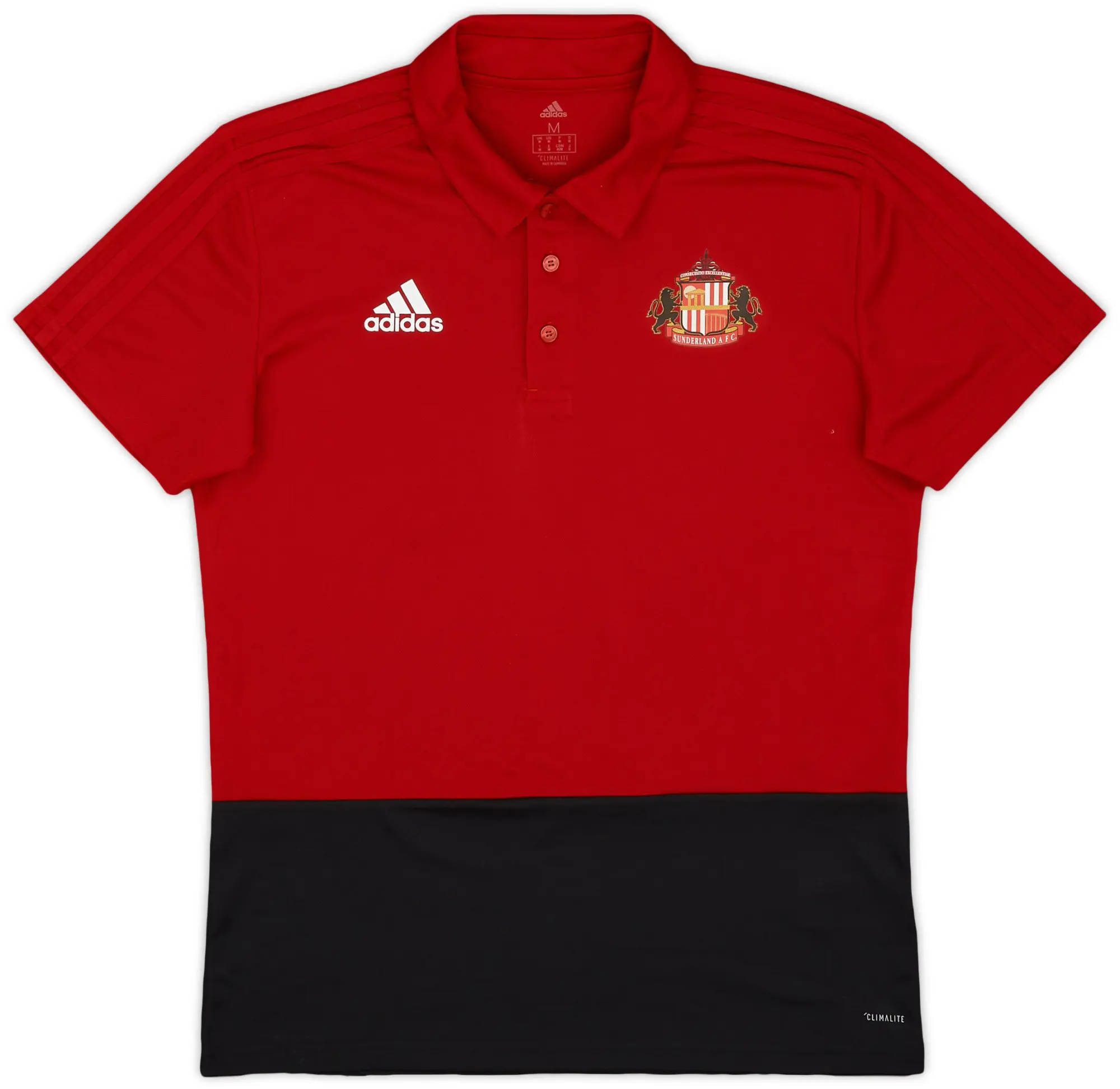 2017-18 Sunderland adidas Polo Shirt - 8/10 - (M)