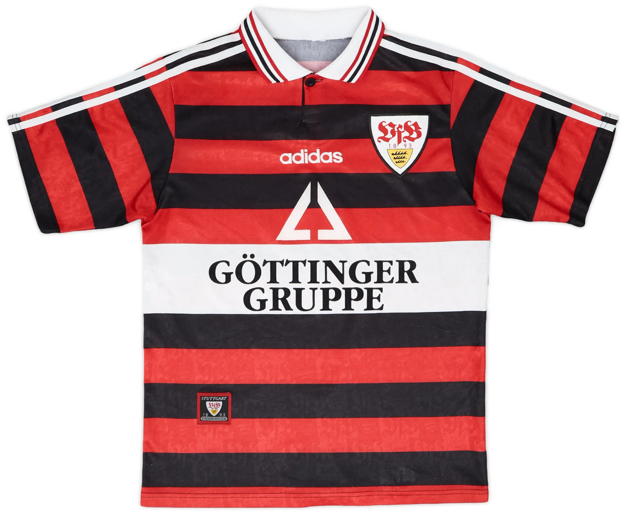 adidas 1997-98 Stuttgart Away Shirt - 8/10 - (S)