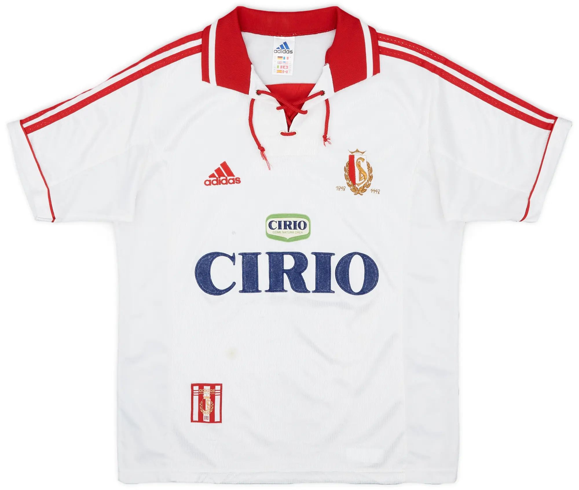 adidas 1998-99 Standard Liege Away Shirt - 6/10 - (XL.Boys)
