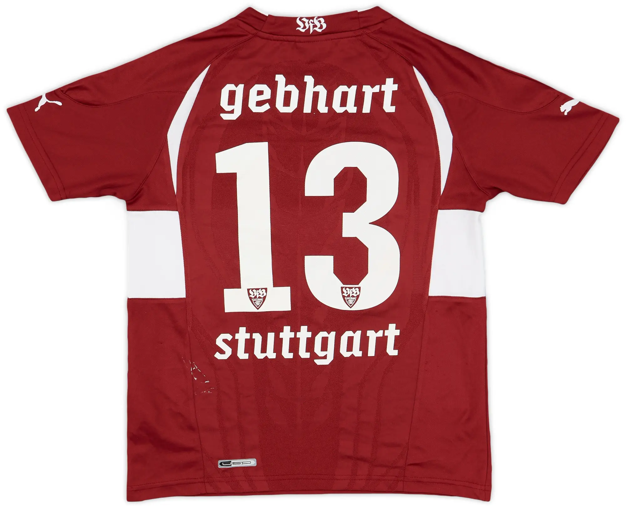 Puma 2010-11 Stuttgart Away Shirt Gebhart #13 - 6/10 - (S.Boys)