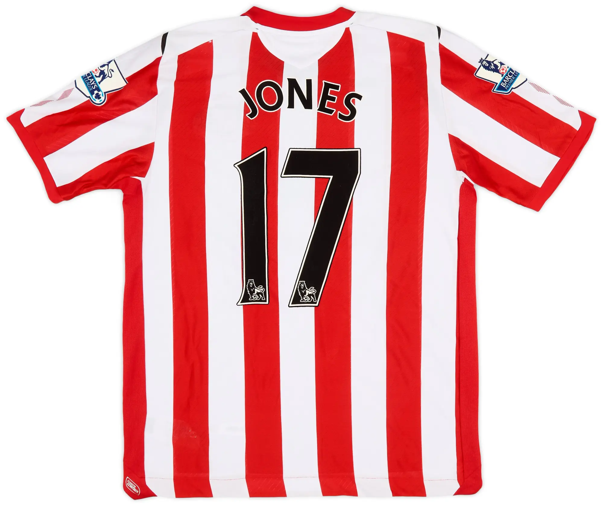Umbro 2008-09 Sunderland Home Shirt Jones #17 (XL)