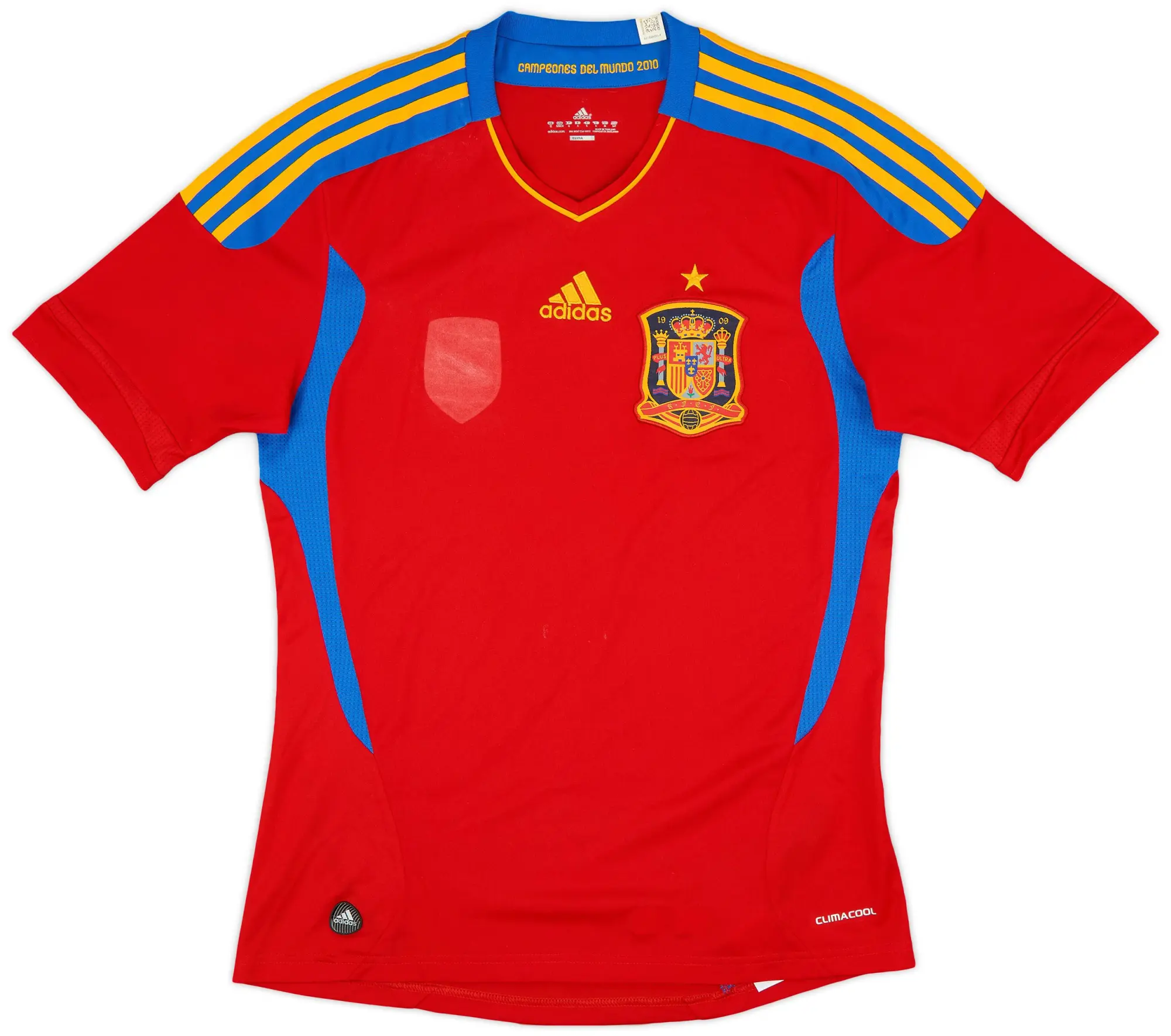 adidas 2010-11 Spain Home Shirt - 5/10 - (S)