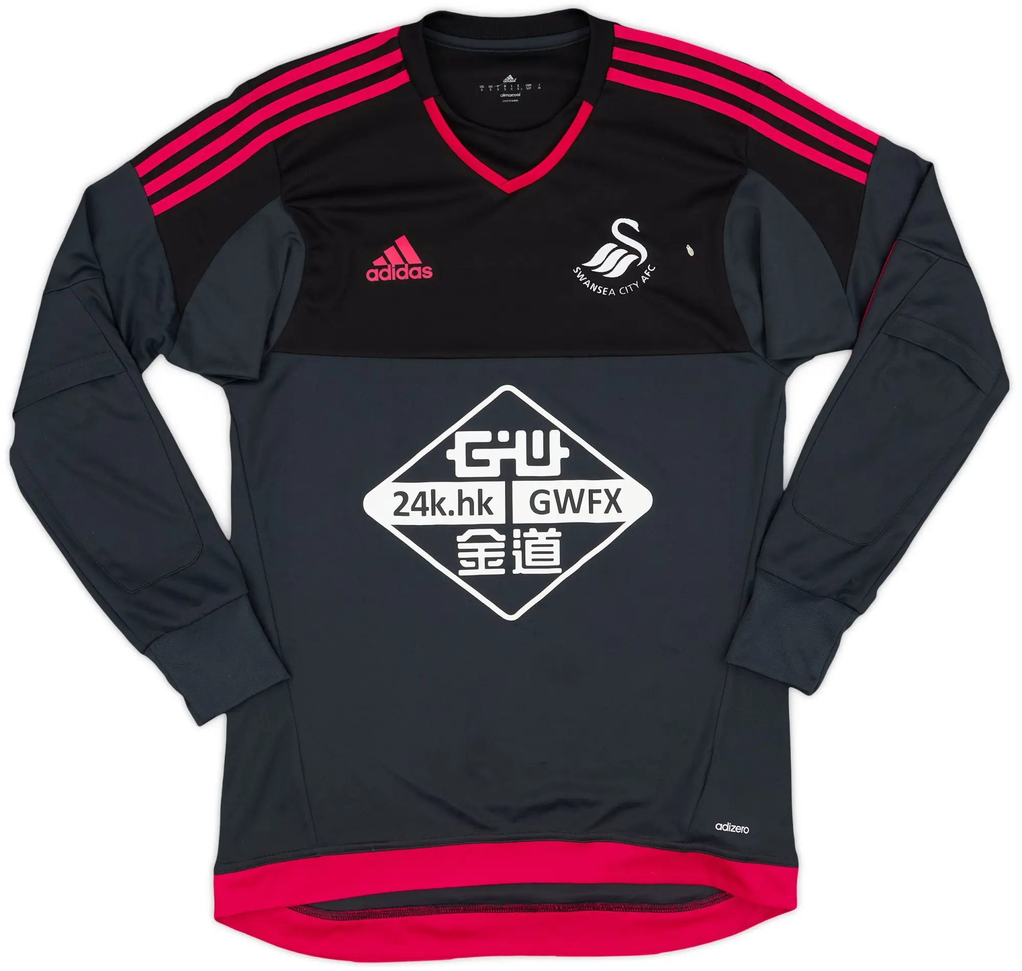 adidas 2015-16 Swansea GK Shirt - 9/10 - (S)