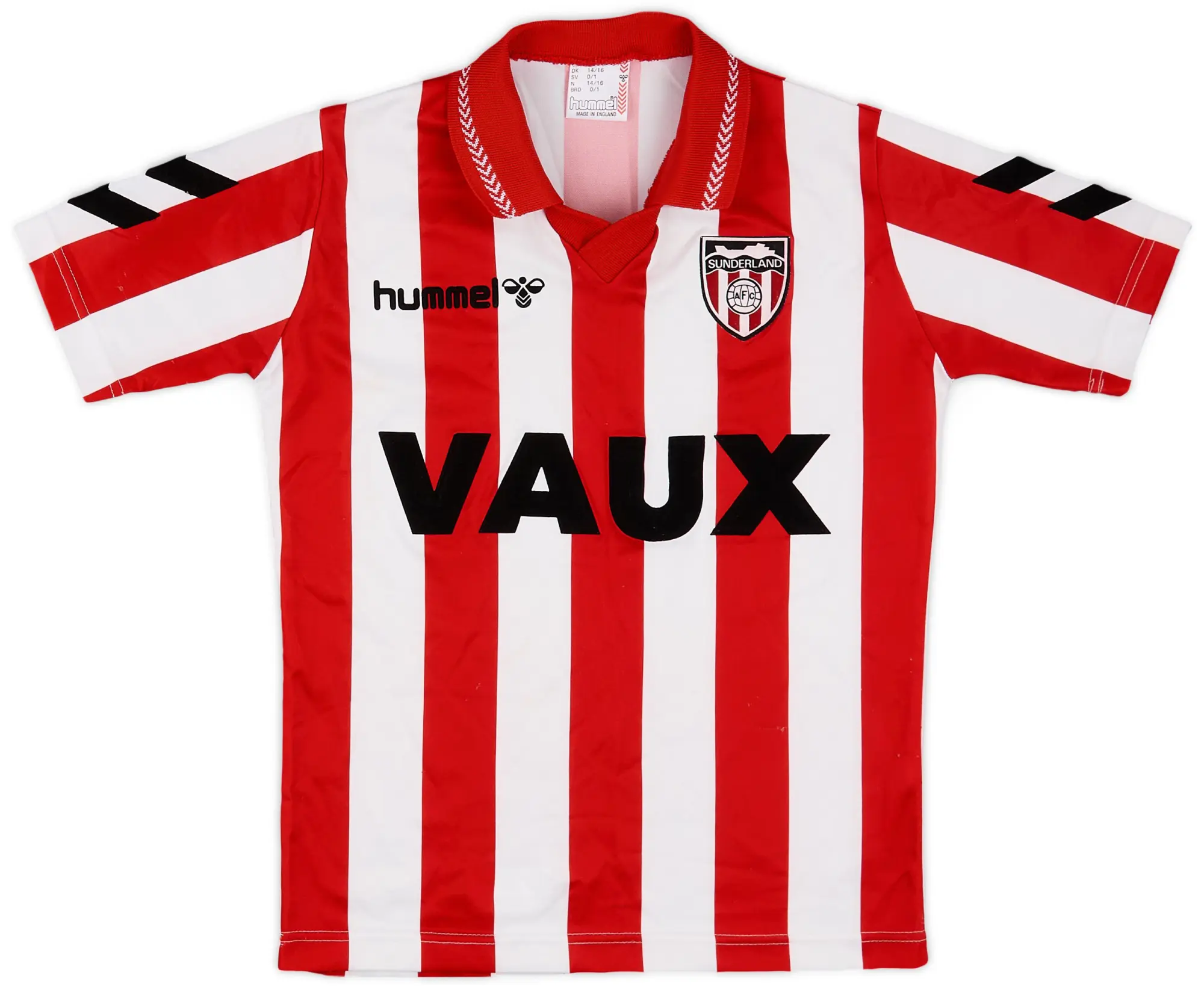 Hummel 1991-94 Sunderland Home Shirt - 7/10 - (L.Boys)