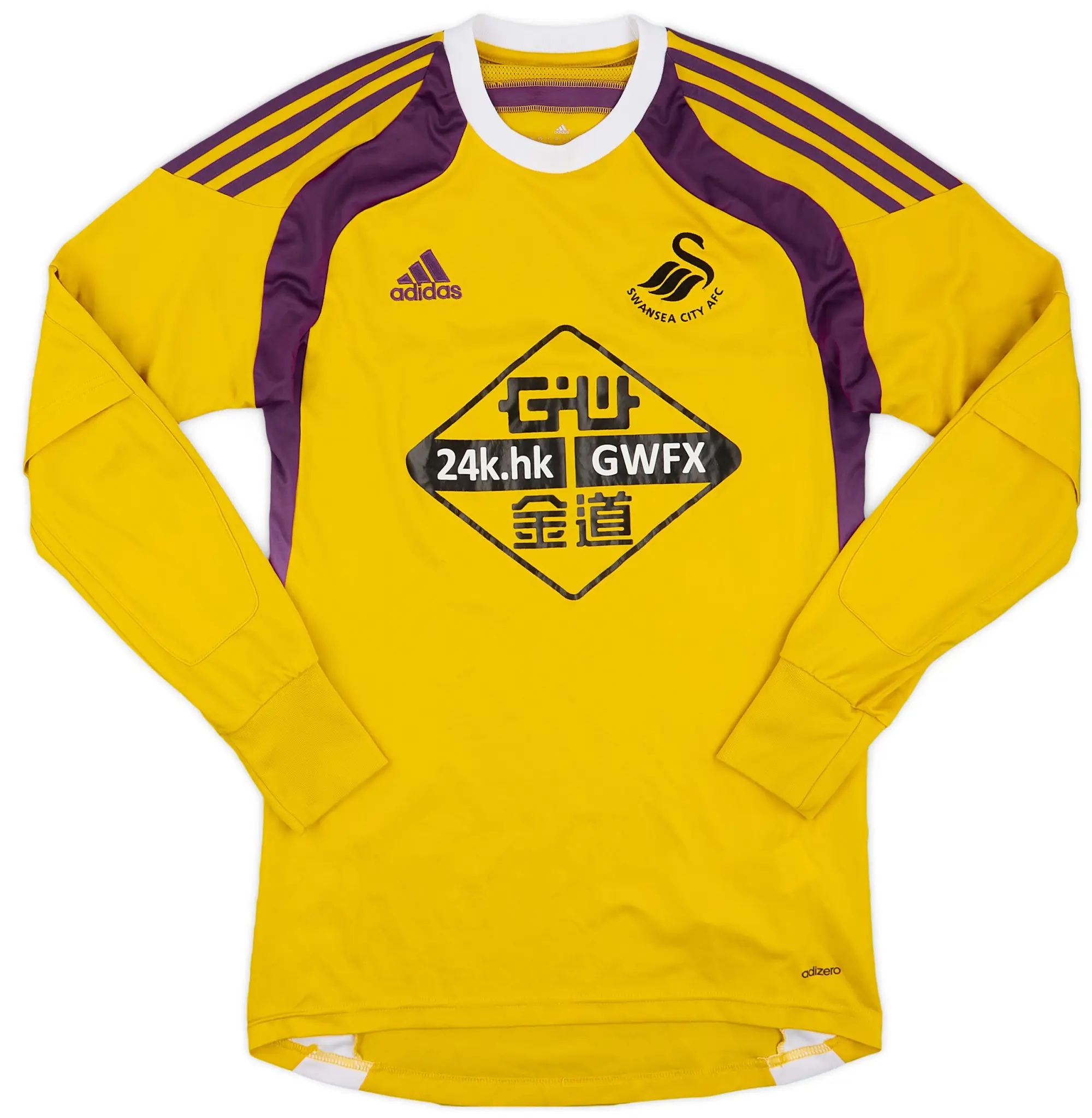 adidas 2014-15 Swansea GK Shirt - 8/10 - (S)