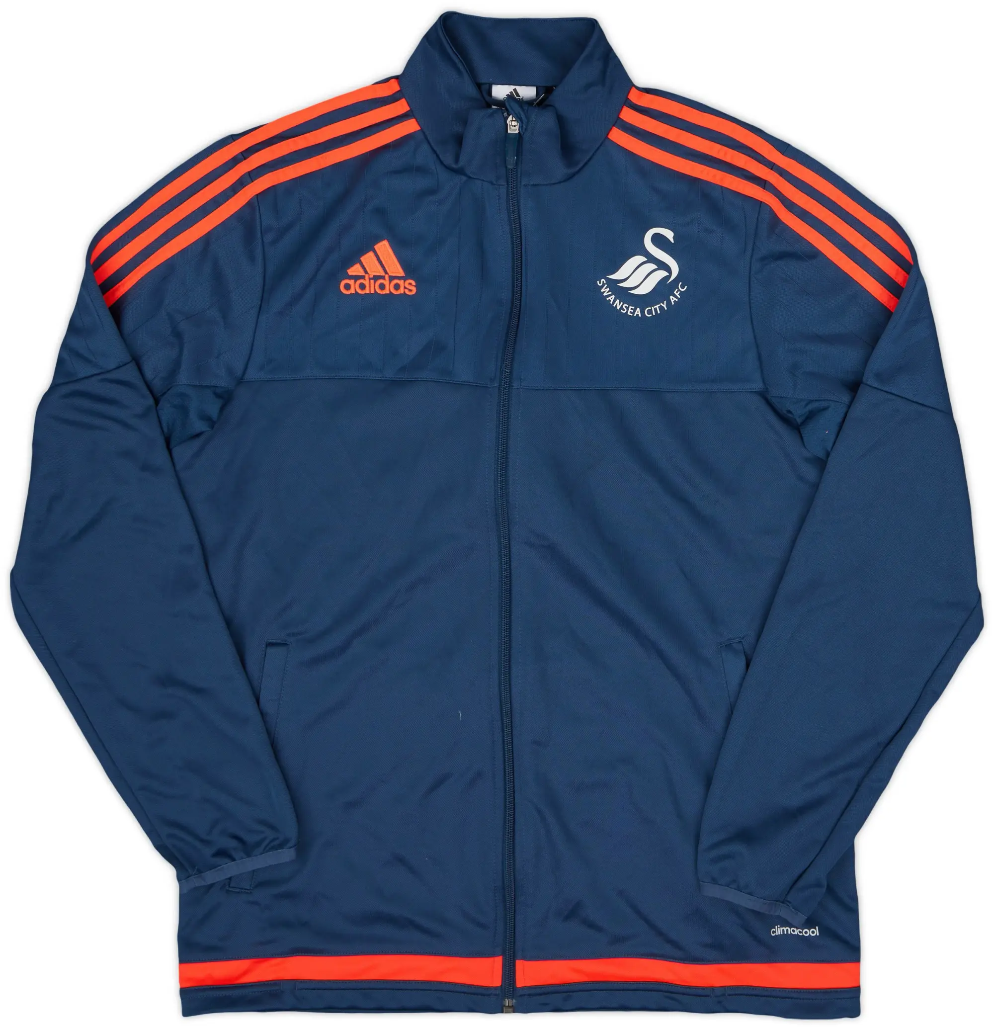 2014-15 Swansea adidas Track Jacket - 9/10 - (M)