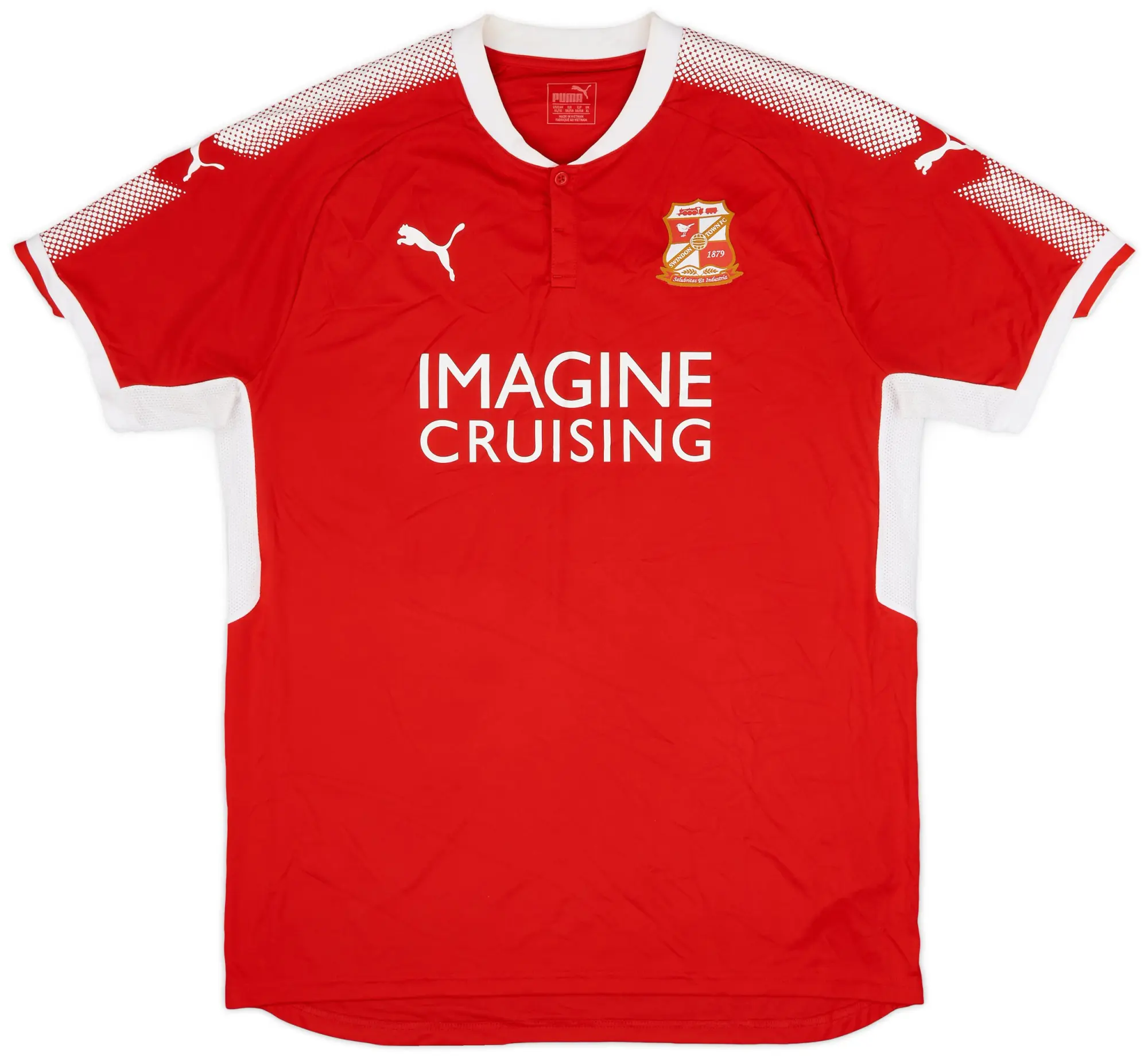 Puma 2017-18 Swindon Town Home Shirt - 6/10 - (XL)