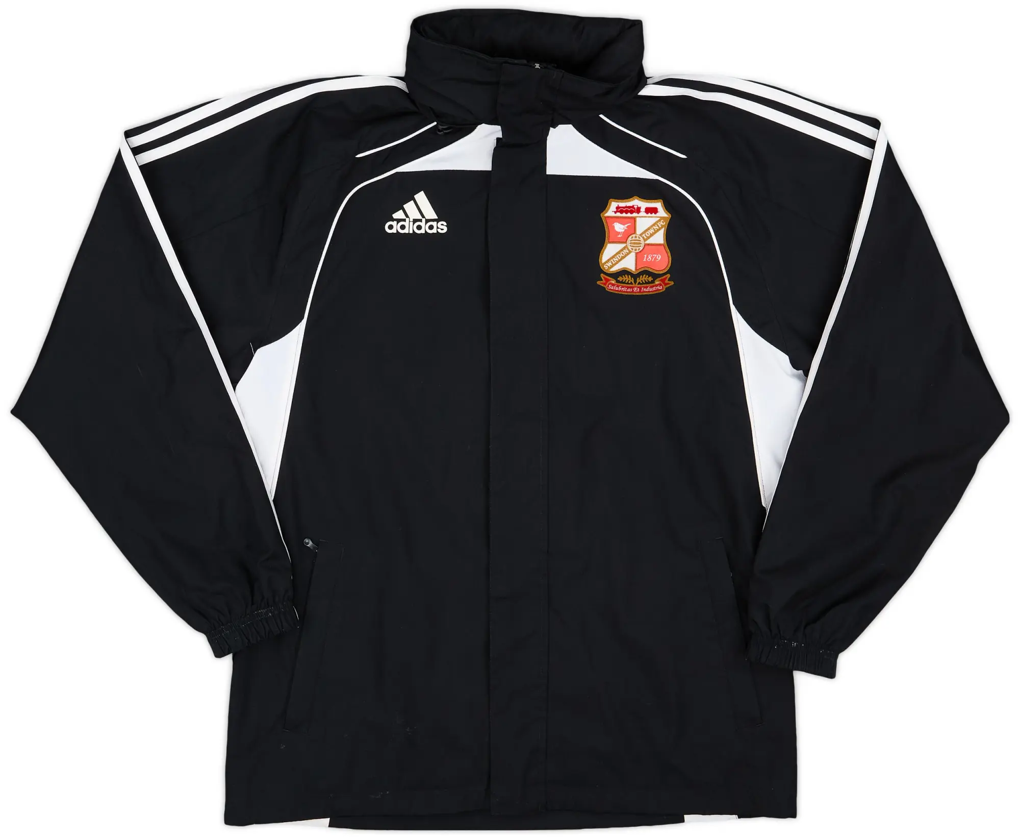 2010-11 Swindon adidas Rain Jacket - 8/10 - (M)