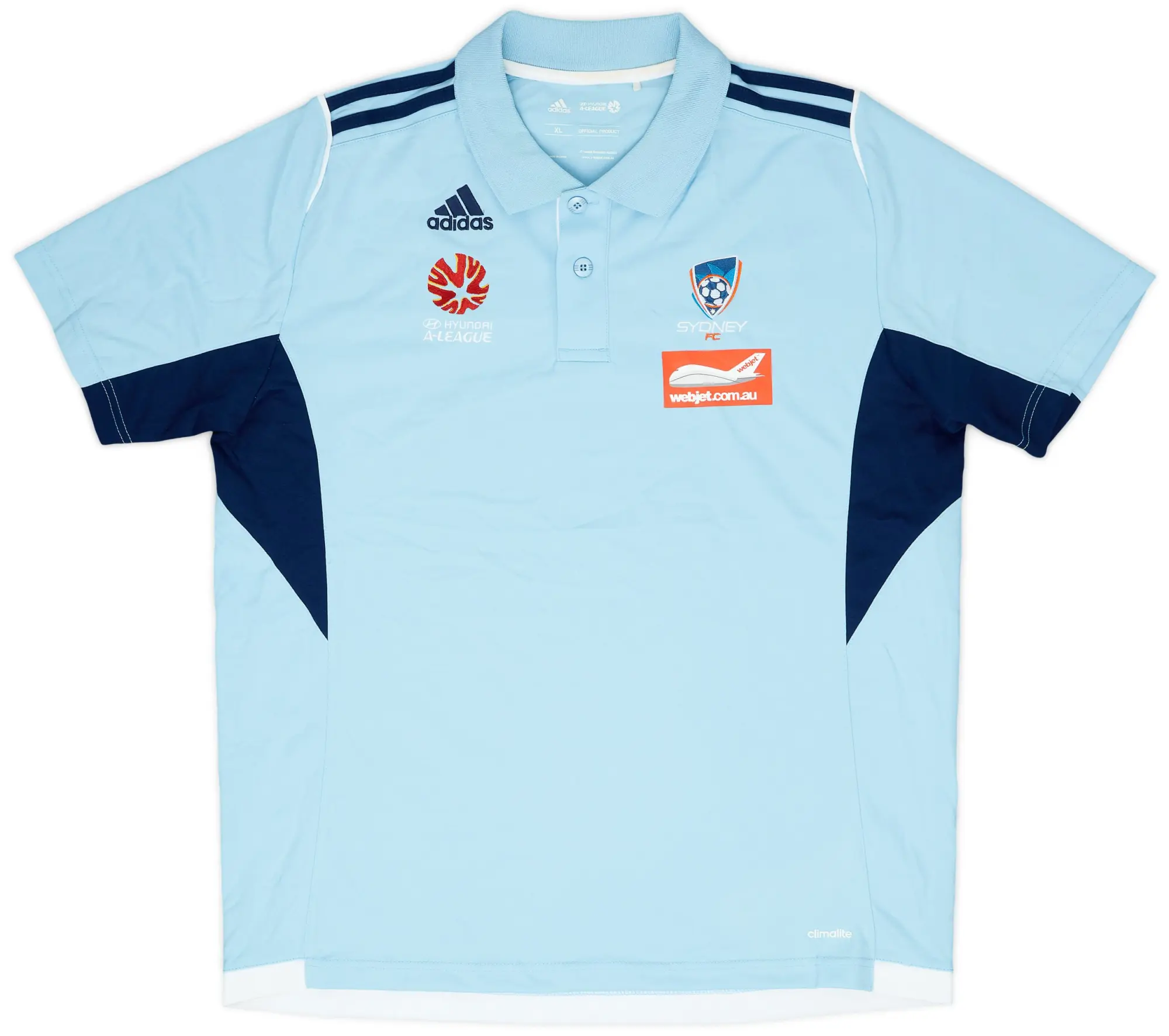 2014-15 Sydney FC adidas Polo Shirt - 8/10 - (XL)