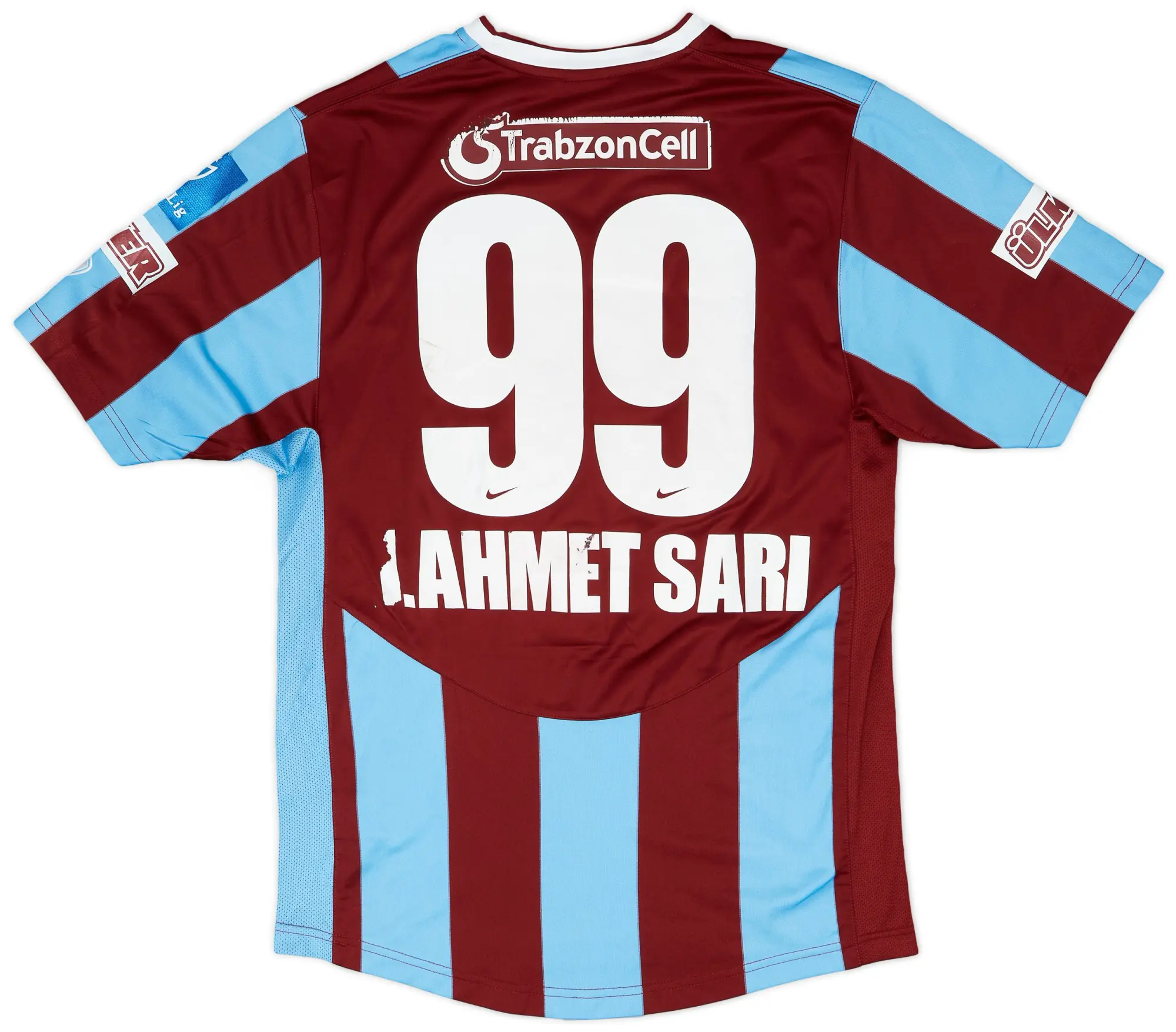 Nike 2009-10 Trabzonspor Home Shirt H. Ahmet Sari #99 - 6/10 - (M)