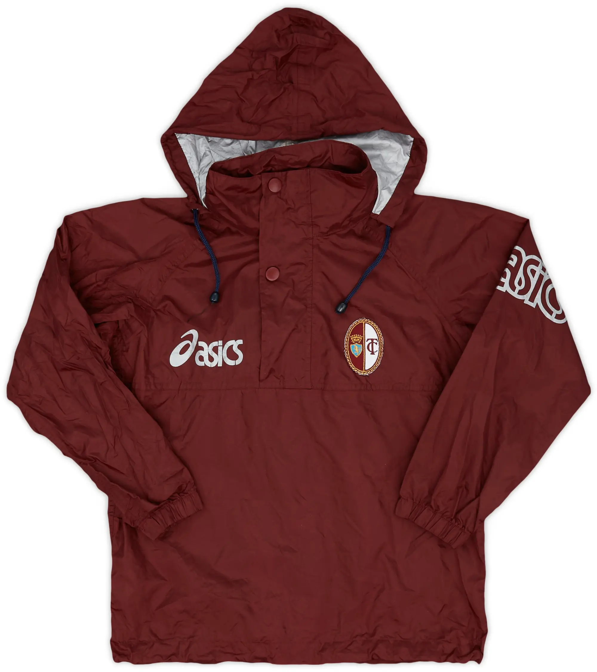 2005-06 Torino Asics 1/4 Zip Rain Jacket - 6/10 - (M.Boys)