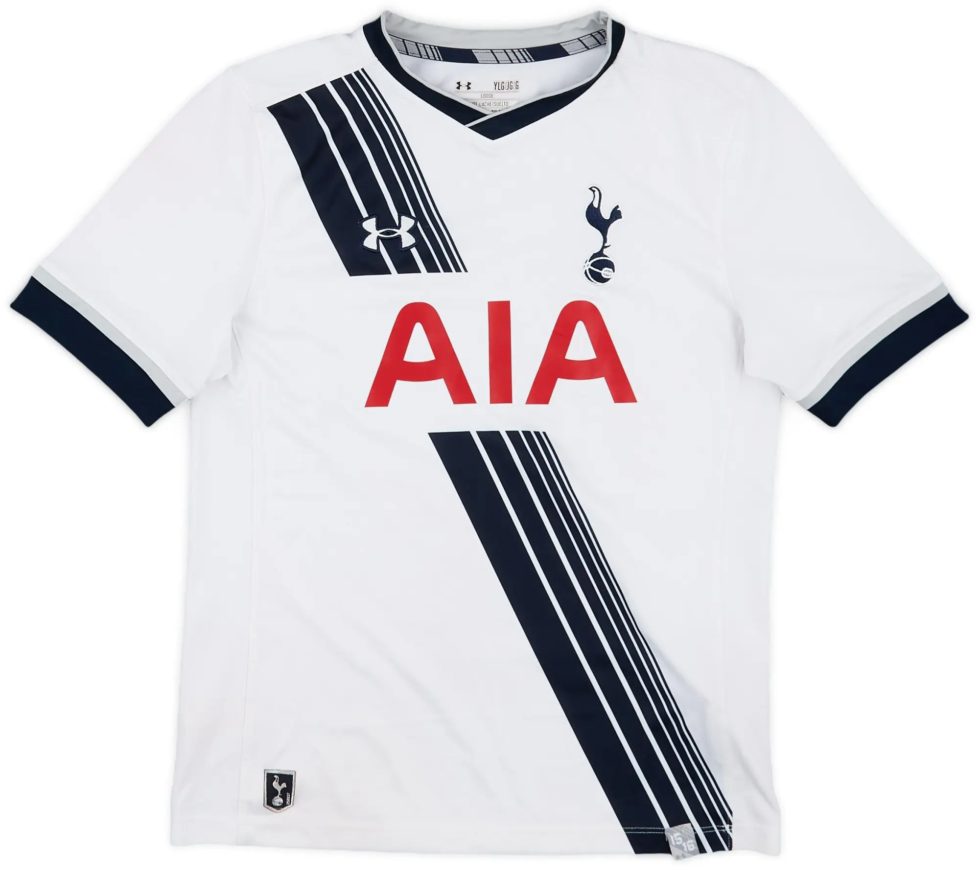 Under Armour 2015-16 Tottenham Home Shirt - 8/10 - (L.Boys)